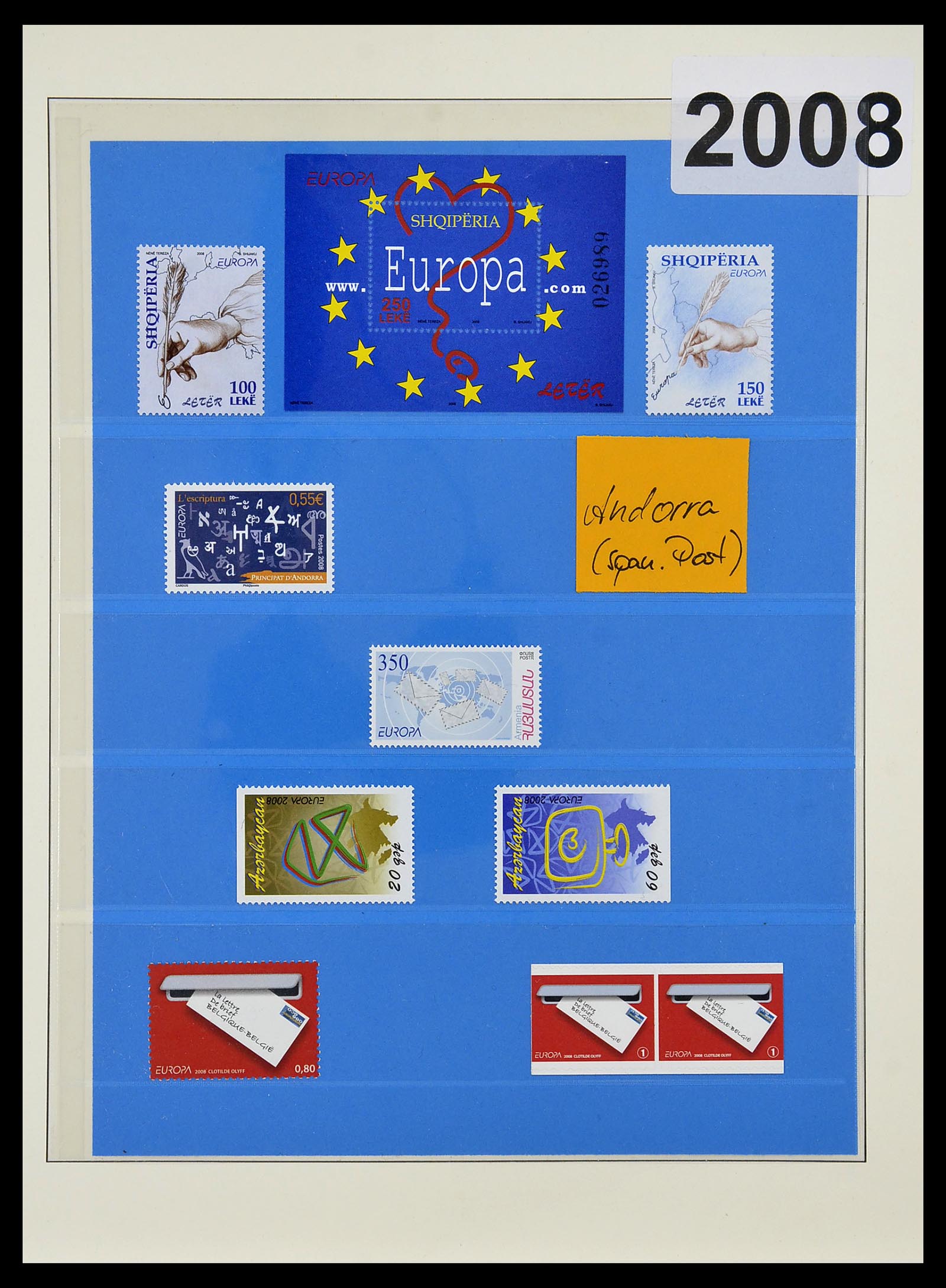 34191 557 - Postzegelverzameling 34191 Europa CEPT 1956-2008.