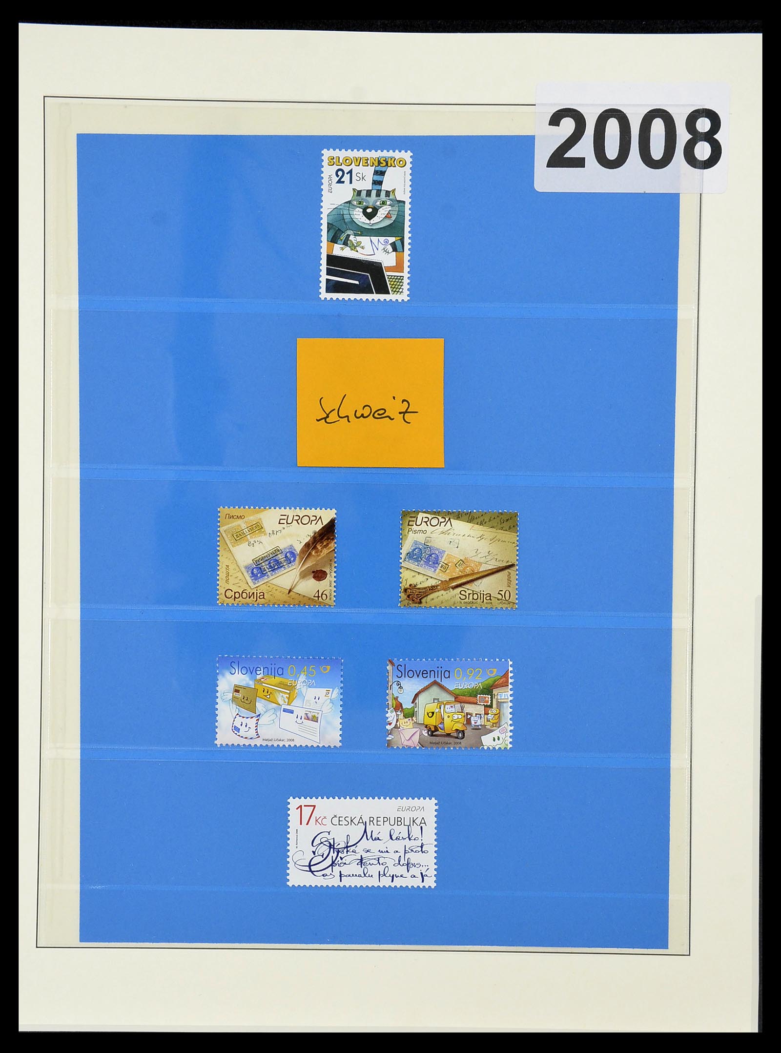 34191 580 - Postzegelverzameling 34191 Europa CEPT 1956-2008.