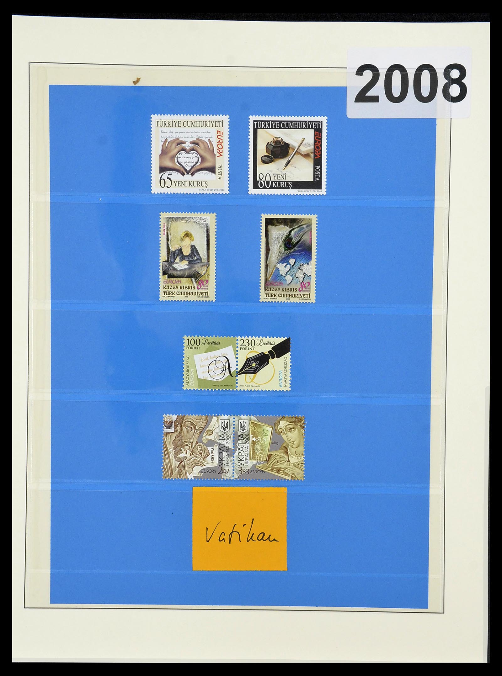 34191 581 - Postzegelverzameling 34191 Europa CEPT 1956-2008.