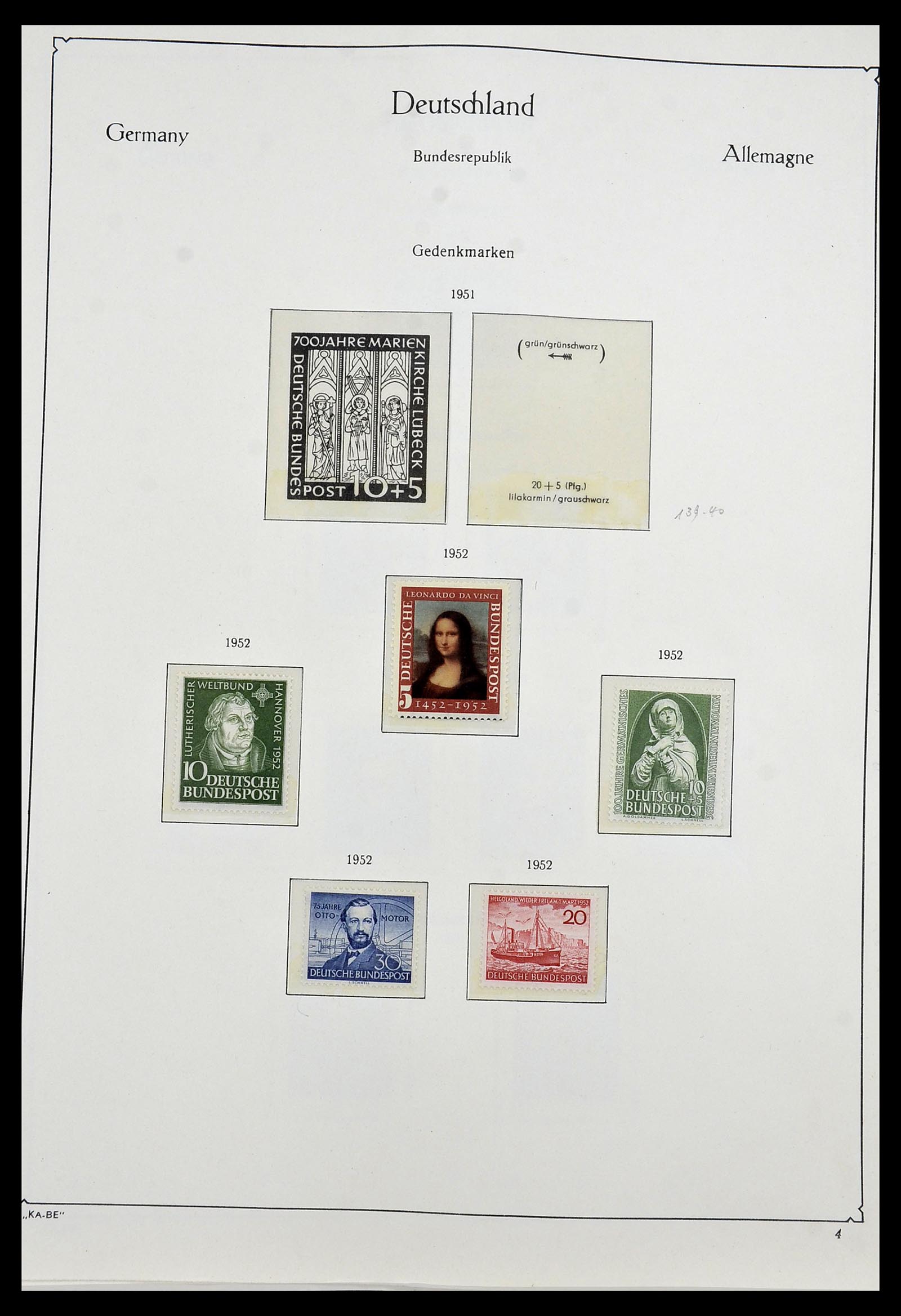 34192 003 - Postzegelverzameling 34192 Bundespost 1949-1975.