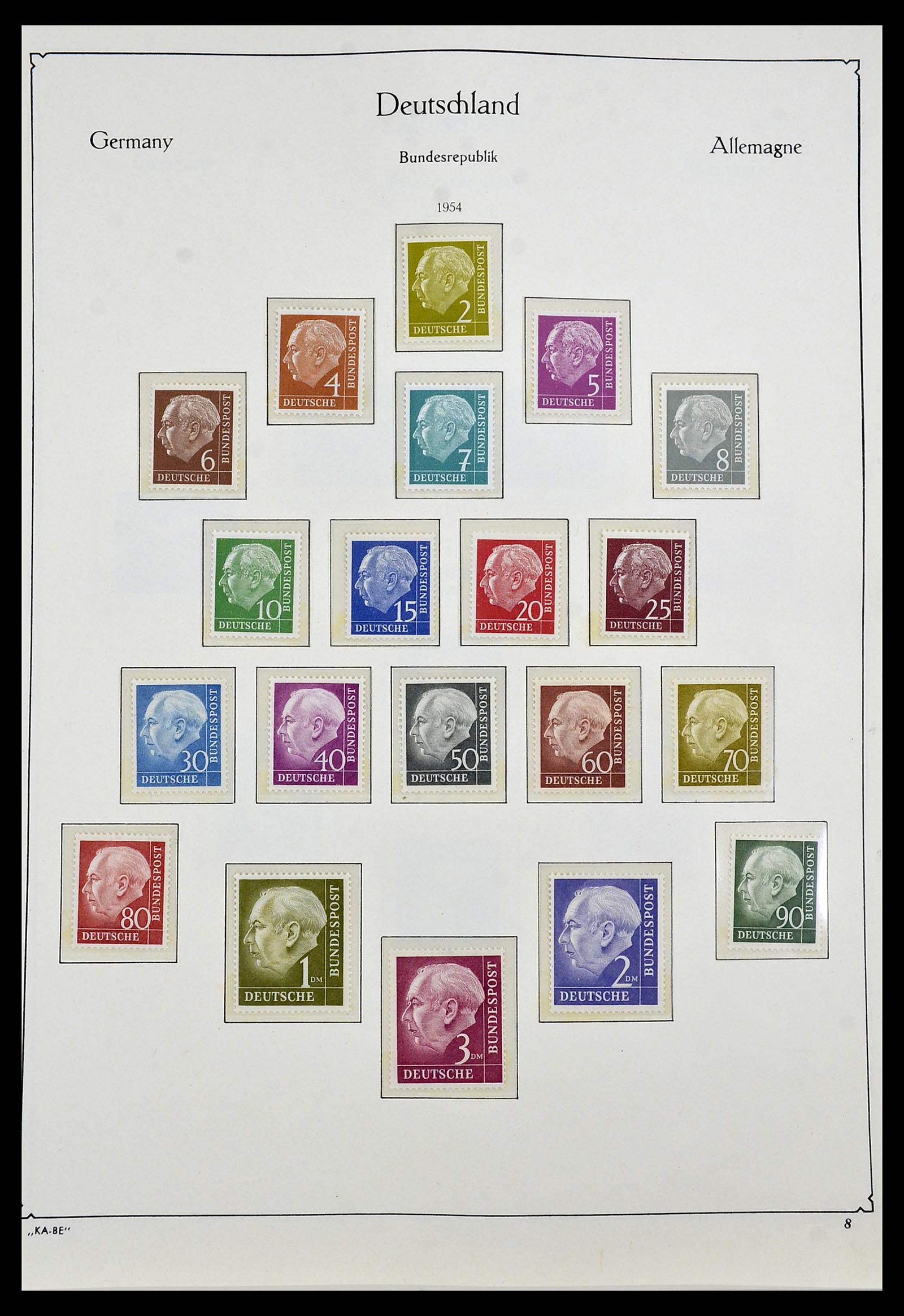34192 007 - Stamp collection 34192 Bundespost 1949-1975.
