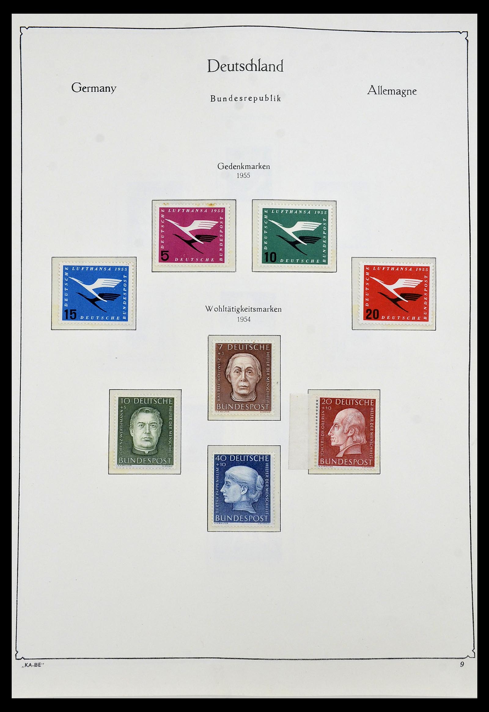 34192 008 - Postzegelverzameling 34192 Bundespost 1949-1975.