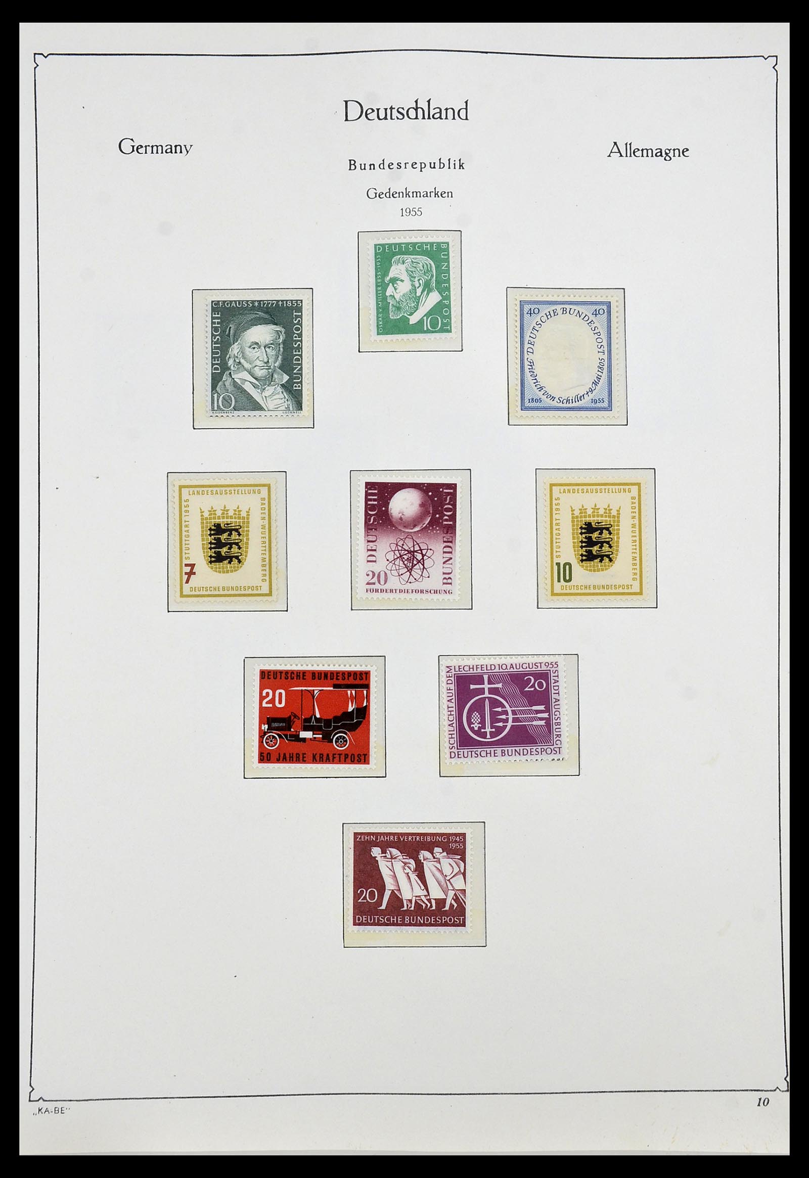 34192 009 - Postzegelverzameling 34192 Bundespost 1949-1975.