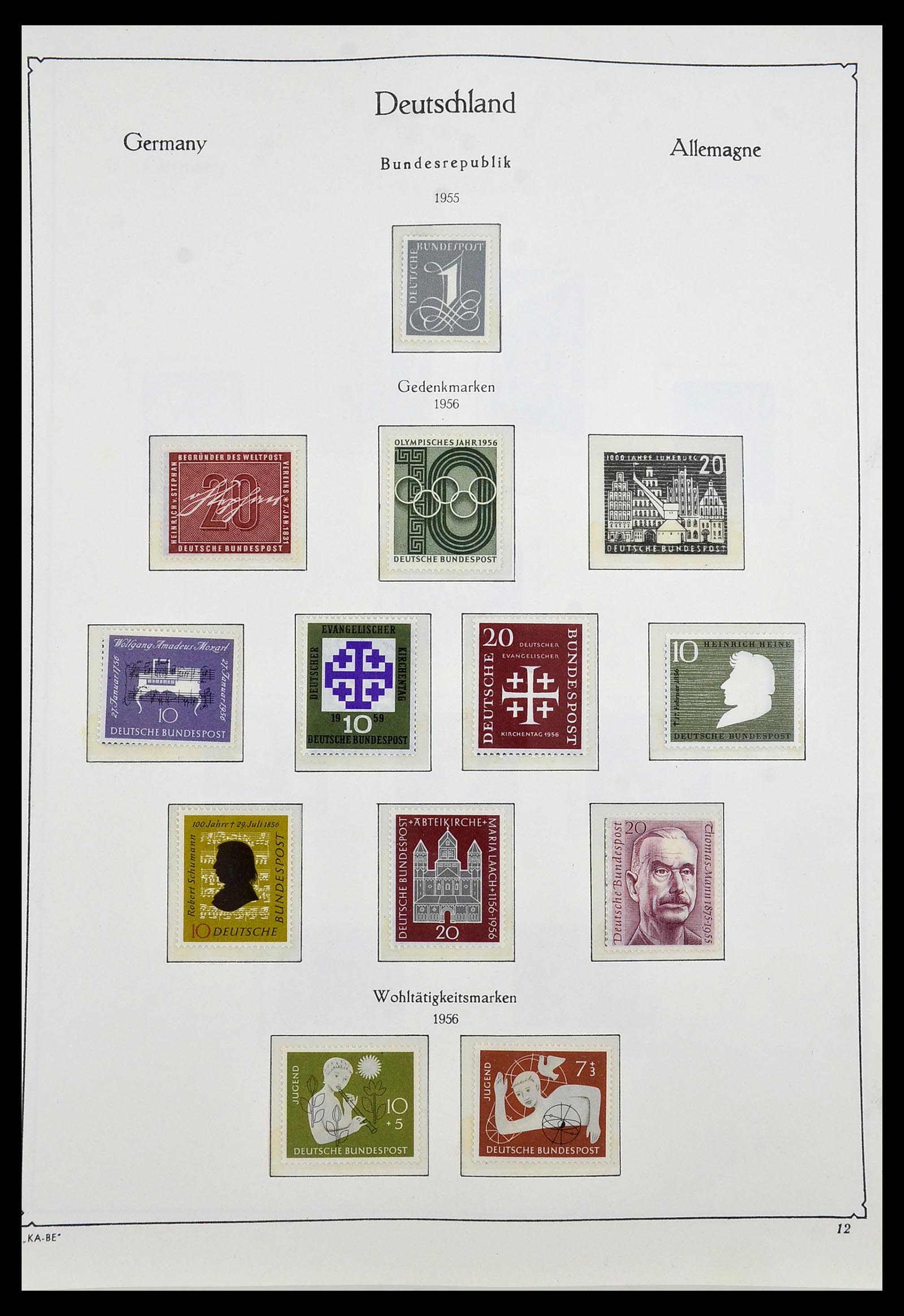 34192 011 - Postzegelverzameling 34192 Bundespost 1949-1975.