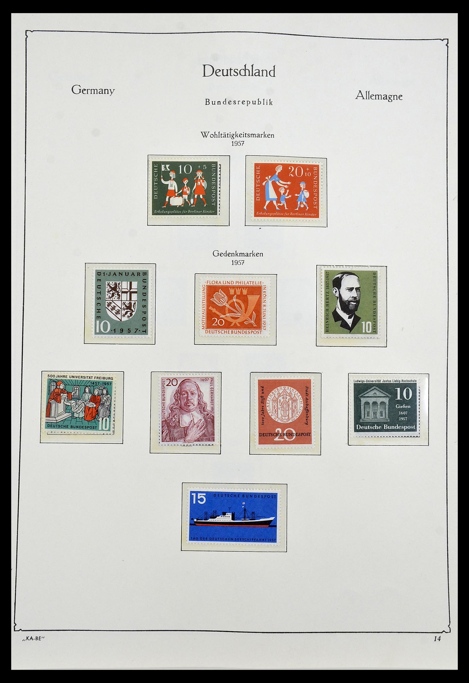 34192 013 - Postzegelverzameling 34192 Bundespost 1949-1975.