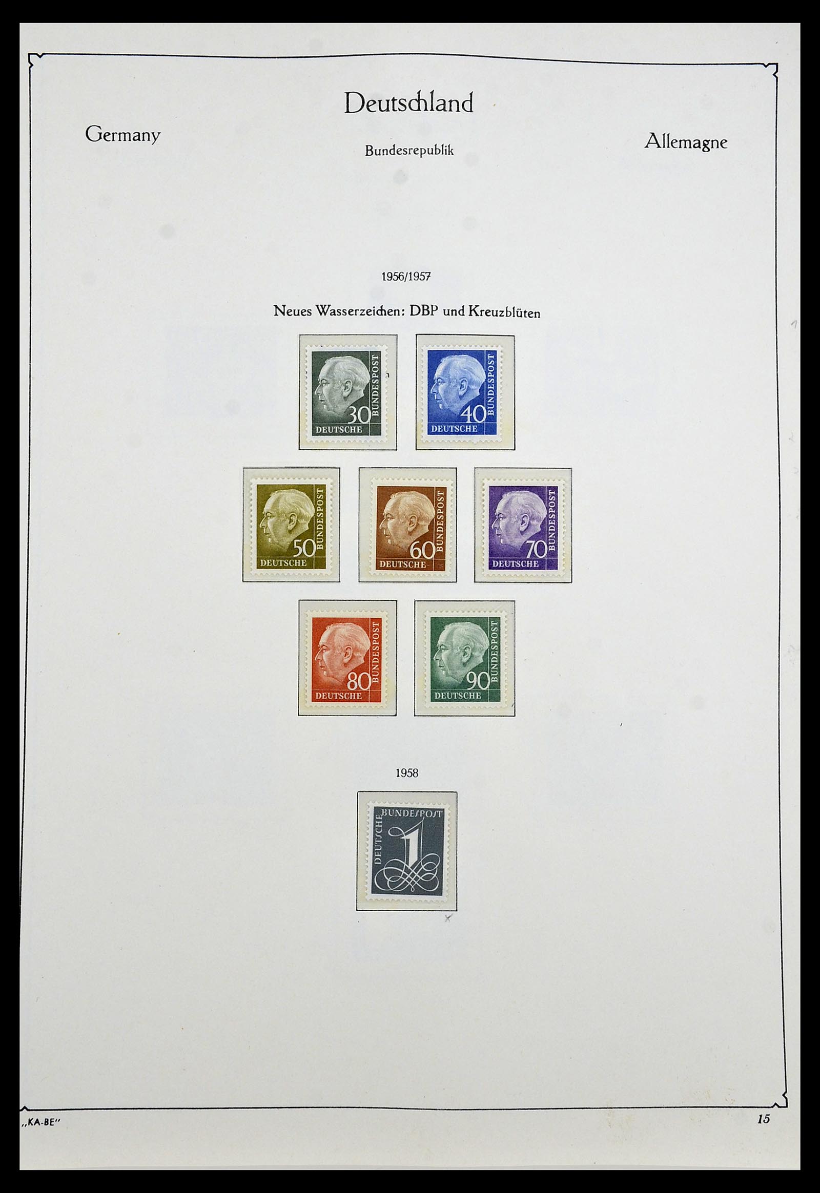34192 014 - Stamp collection 34192 Bundespost 1949-1975.
