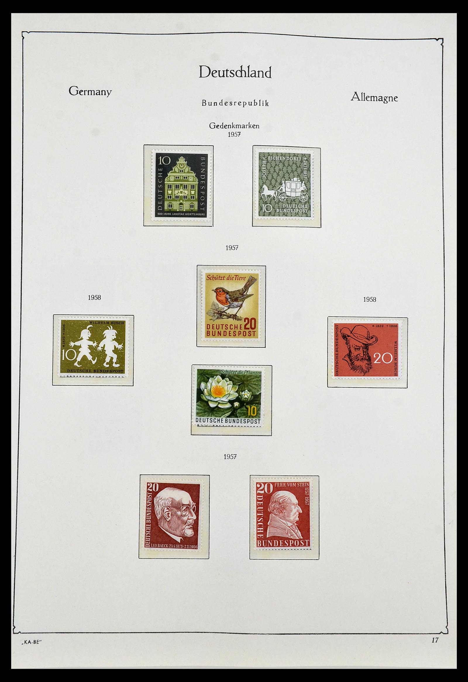 34192 016 - Postzegelverzameling 34192 Bundespost 1949-1975.