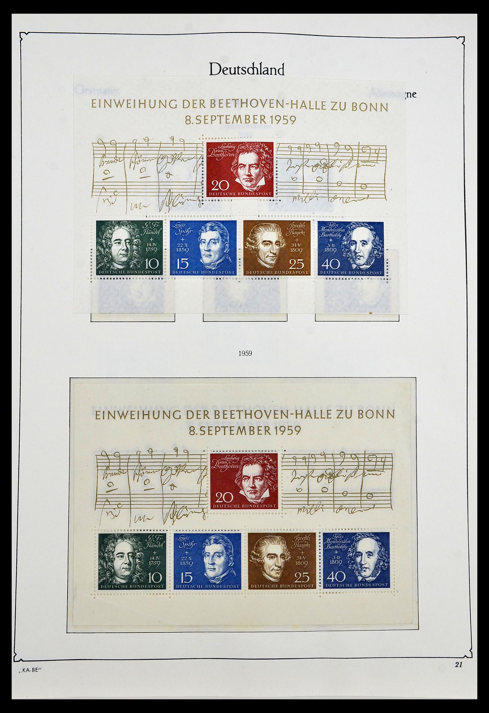 34192 020 - Postzegelverzameling 34192 Bundespost 1949-1975.