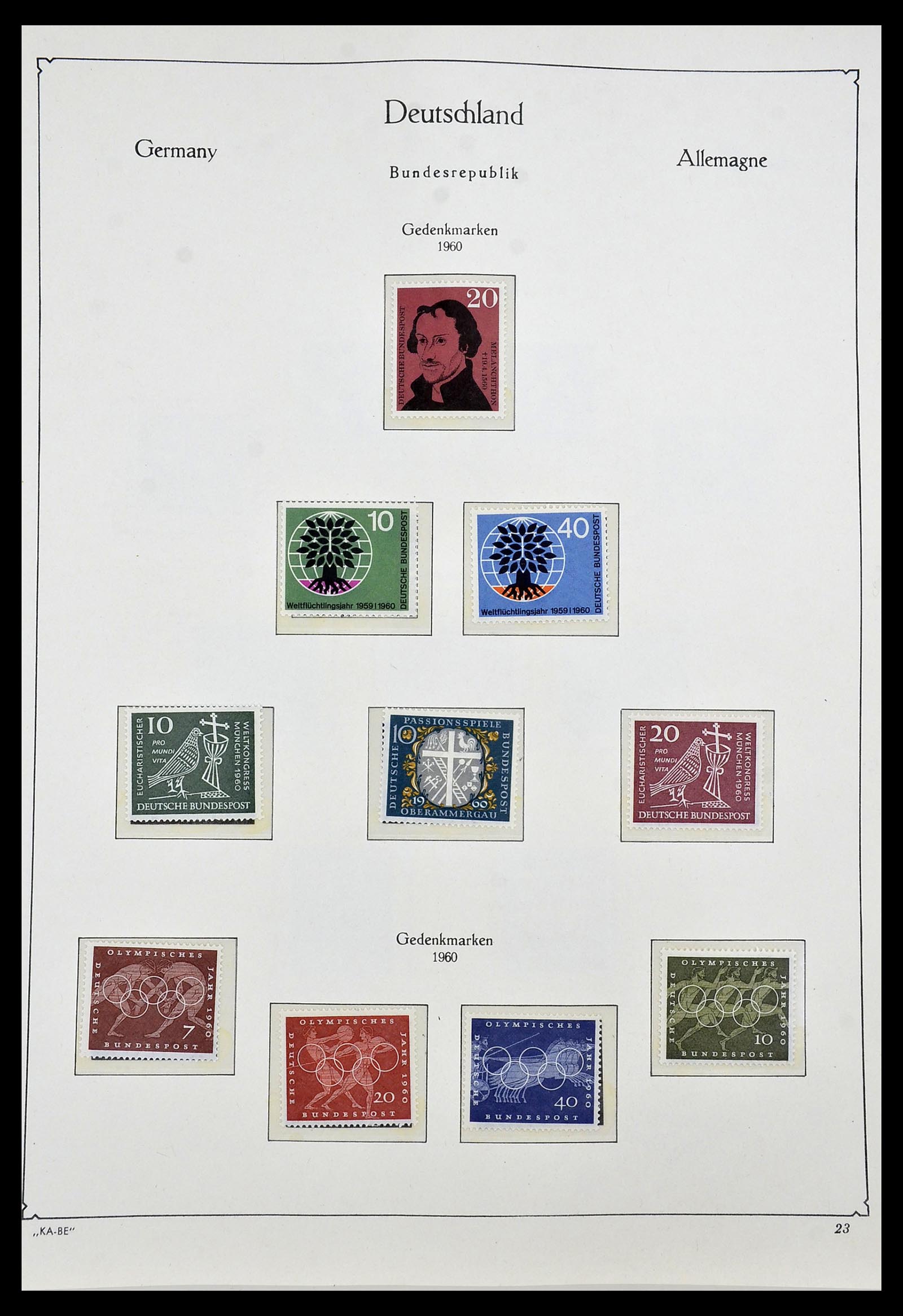 34192 022 - Postzegelverzameling 34192 Bundespost 1949-1975.