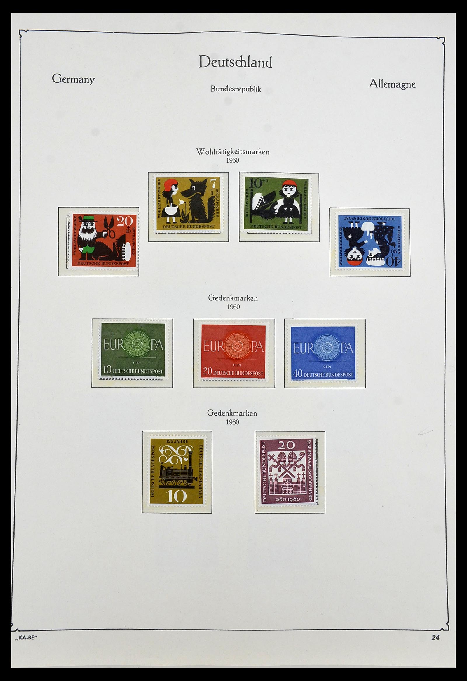 34192 023 - Postzegelverzameling 34192 Bundespost 1949-1975.