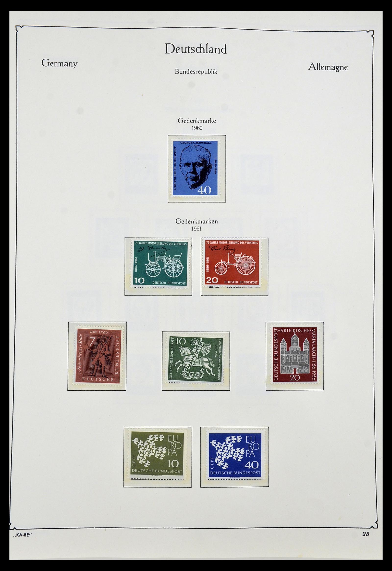 34192 024 - Postzegelverzameling 34192 Bundespost 1949-1975.