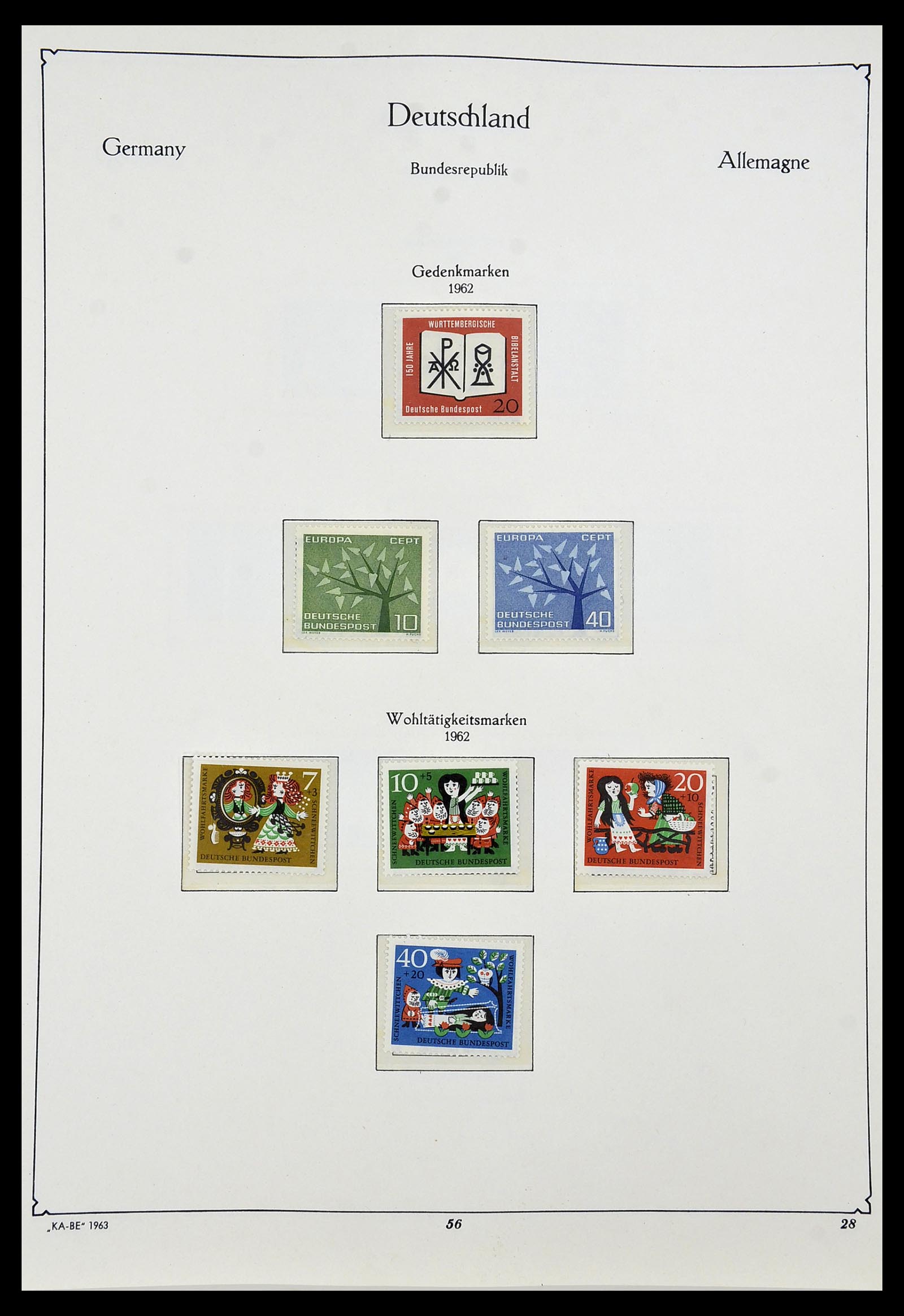 34192 028 - Postzegelverzameling 34192 Bundespost 1949-1975.