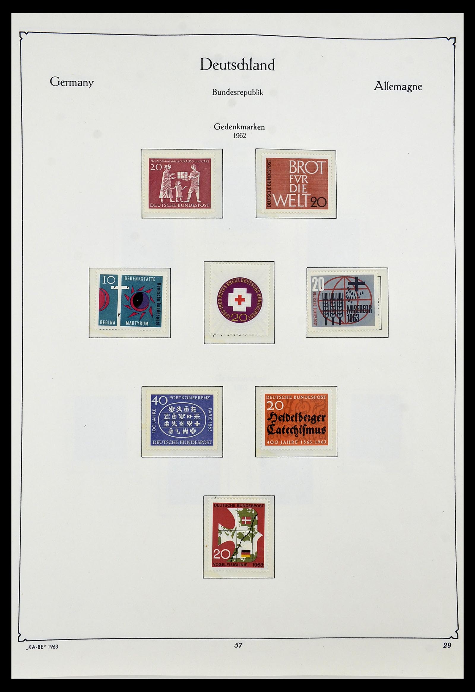 34192 029 - Postzegelverzameling 34192 Bundespost 1949-1975.