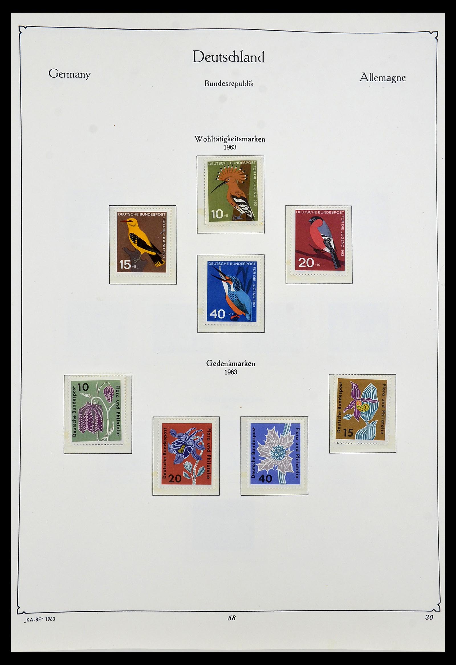 34192 030 - Postzegelverzameling 34192 Bundespost 1949-1975.