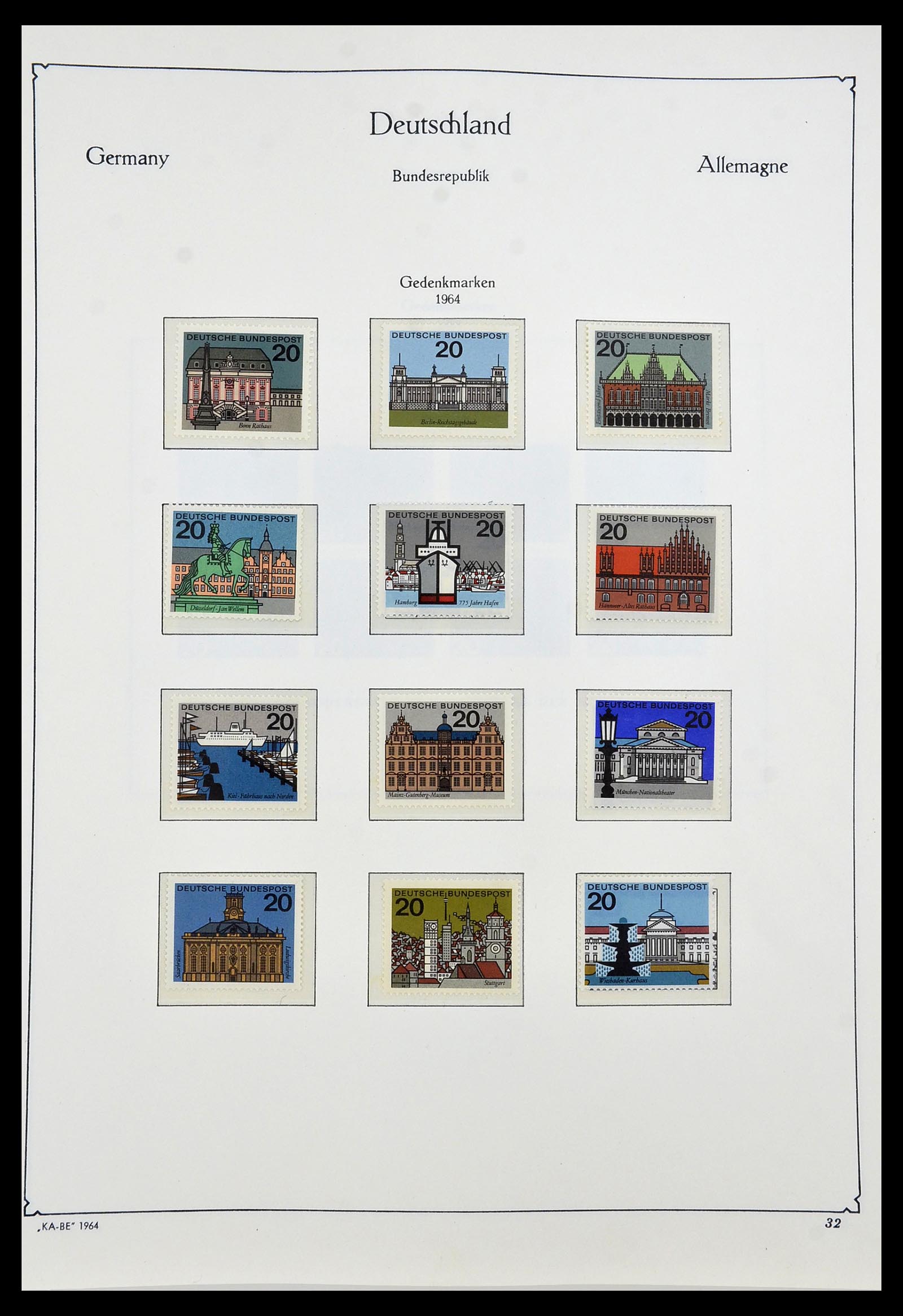 34192 032 - Postzegelverzameling 34192 Bundespost 1949-1975.