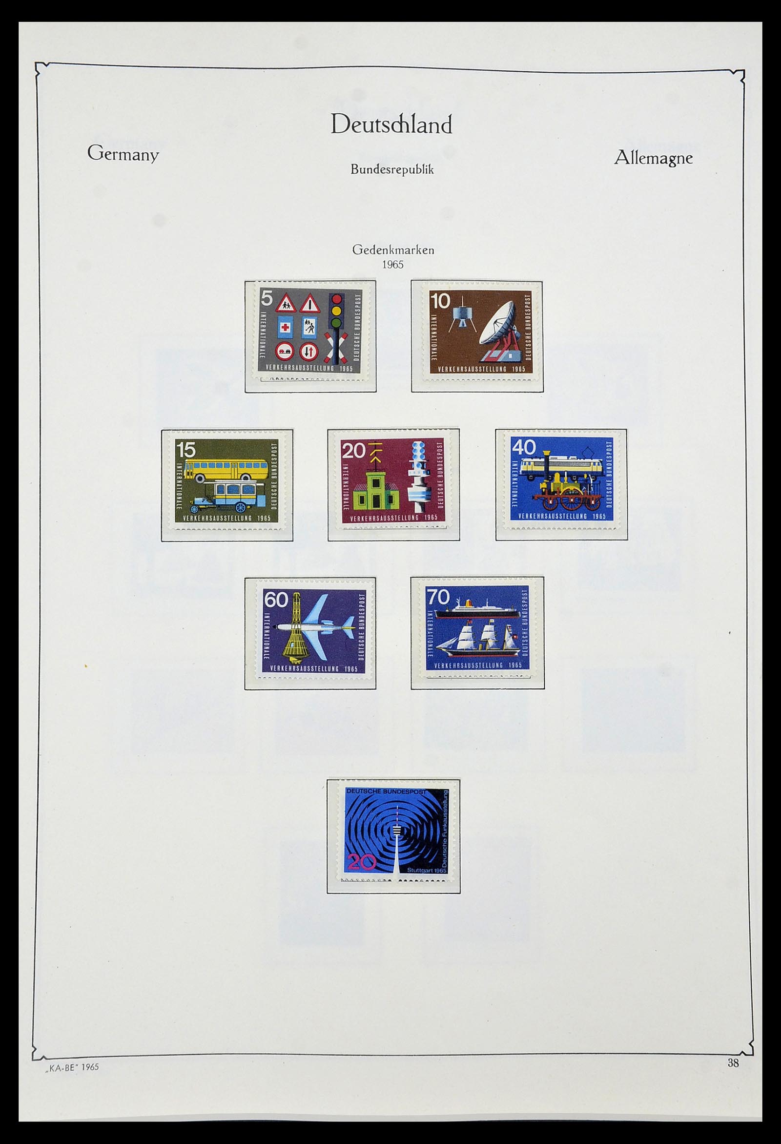 34192 039 - Postzegelverzameling 34192 Bundespost 1949-1975.