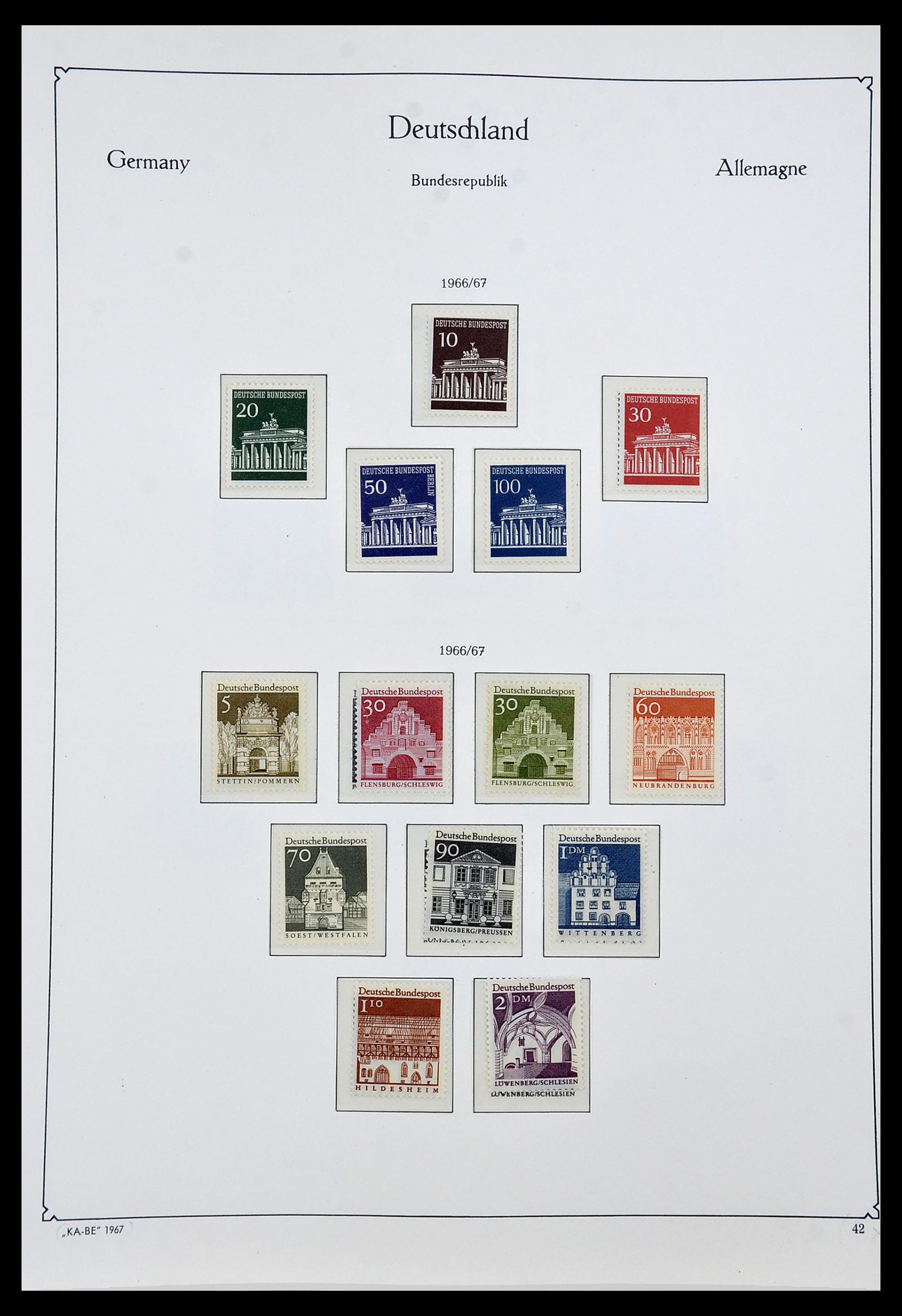 34192 043 - Postzegelverzameling 34192 Bundespost 1949-1975.