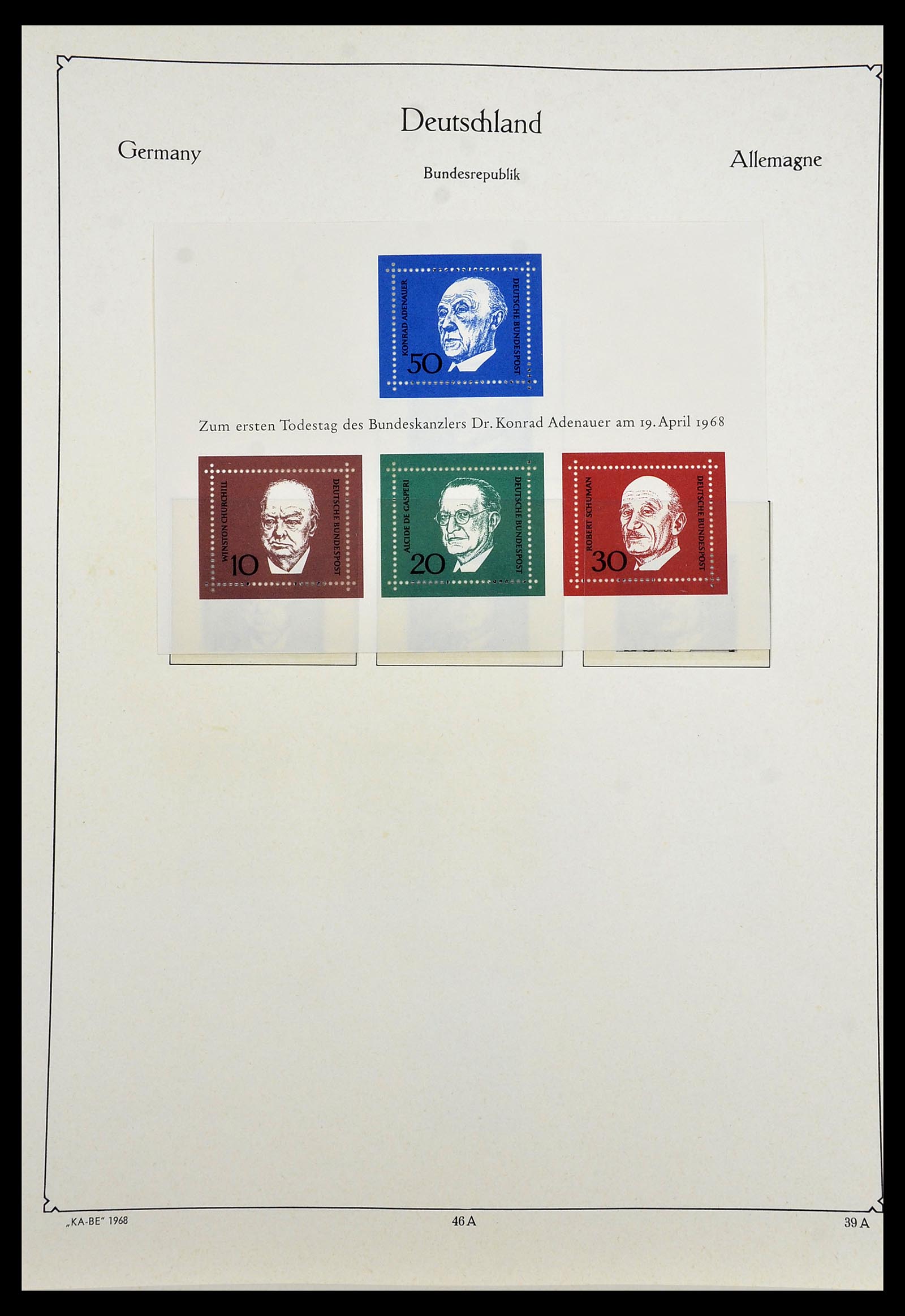 34192 048 - Postzegelverzameling 34192 Bundespost 1949-1975.