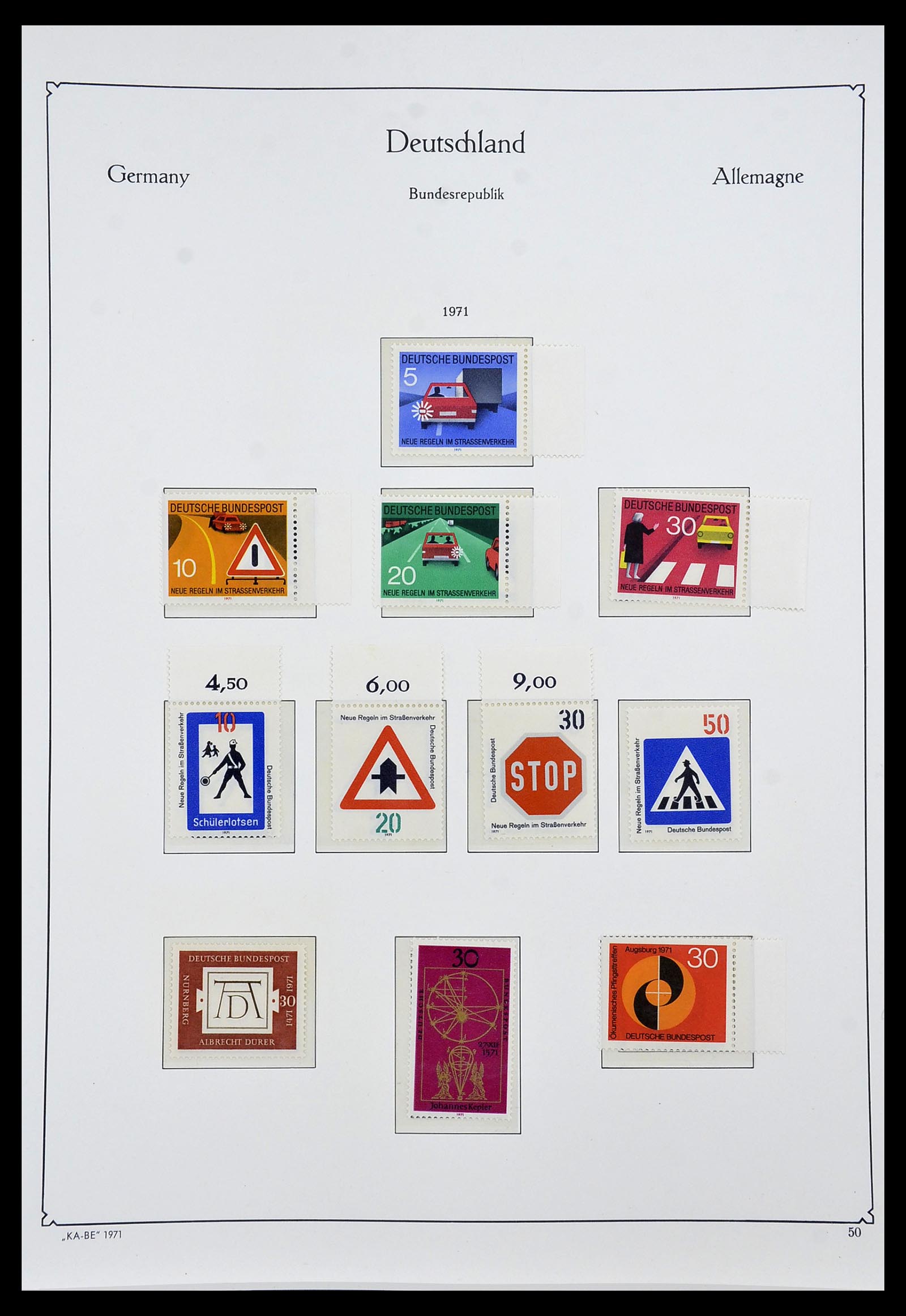 34192 059 - Postzegelverzameling 34192 Bundespost 1949-1975.