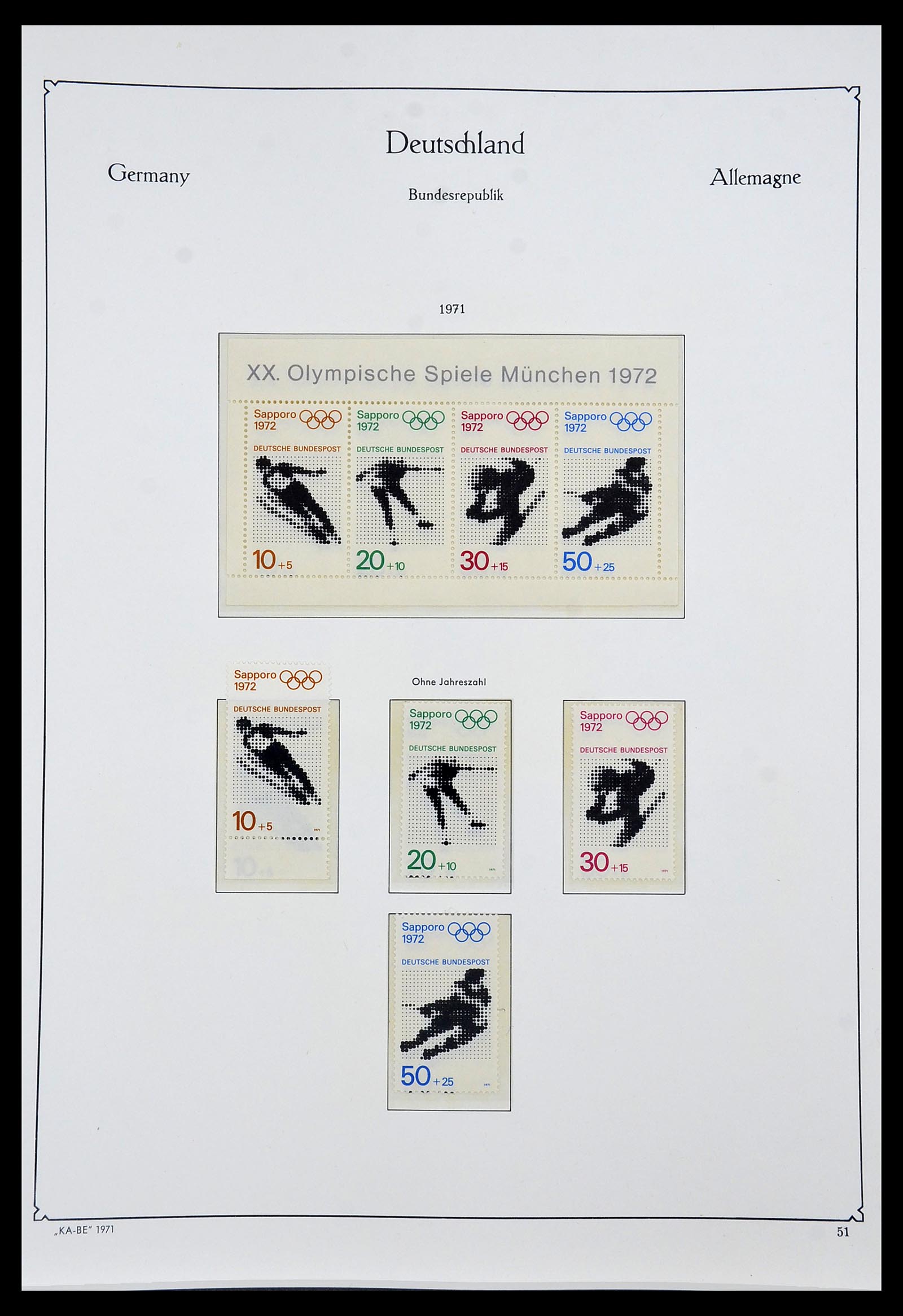 34192 060 - Postzegelverzameling 34192 Bundespost 1949-1975.