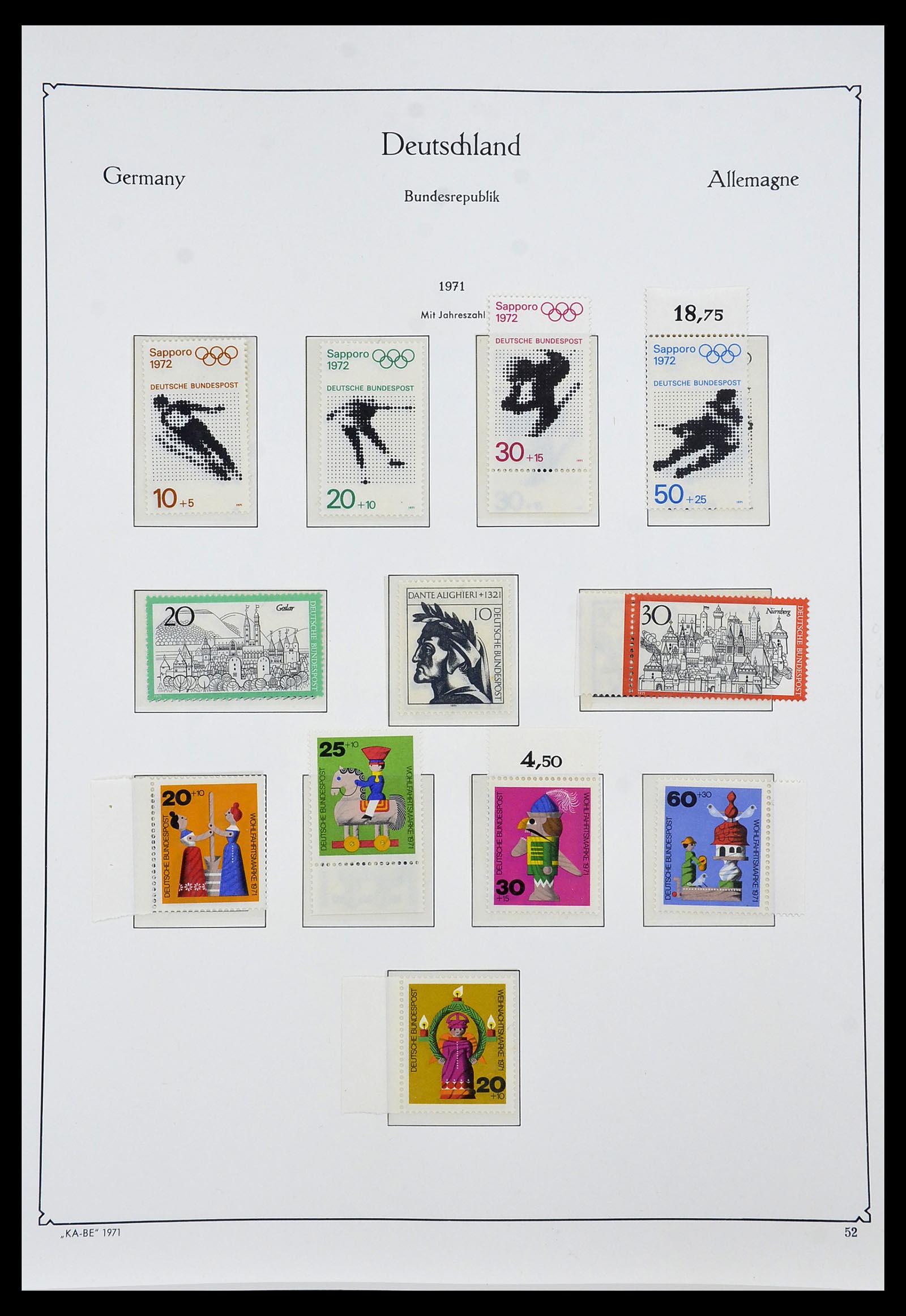 34192 061 - Postzegelverzameling 34192 Bundespost 1949-1975.