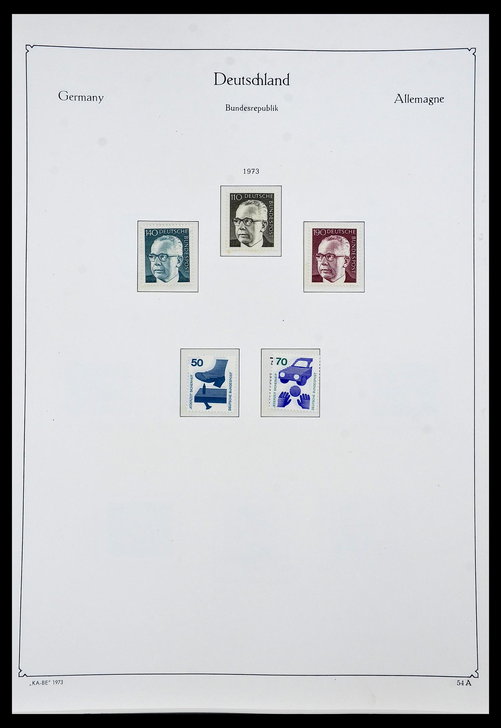 34192 064 - Postzegelverzameling 34192 Bundespost 1949-1975.