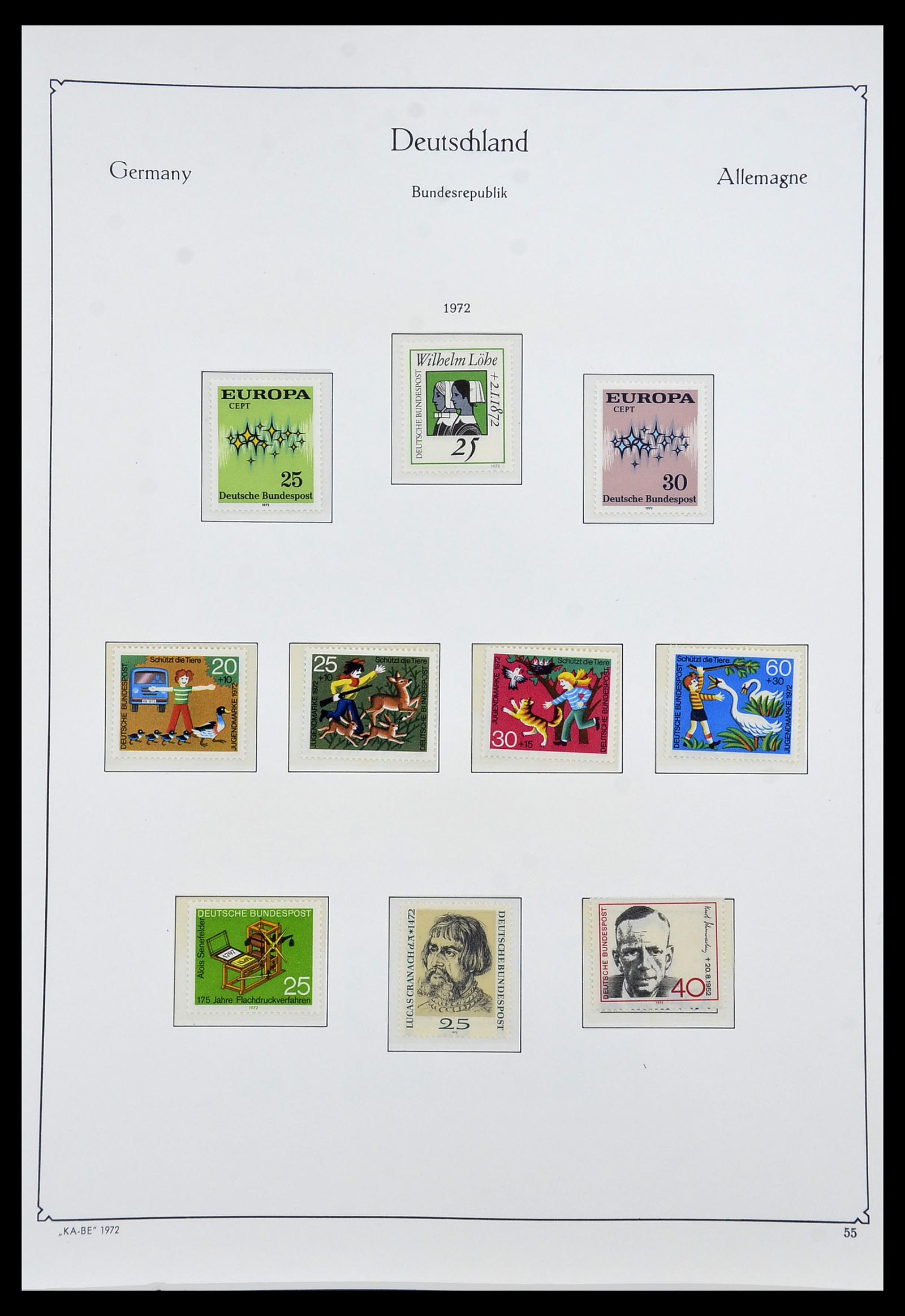 34192 065 - Postzegelverzameling 34192 Bundespost 1949-1975.
