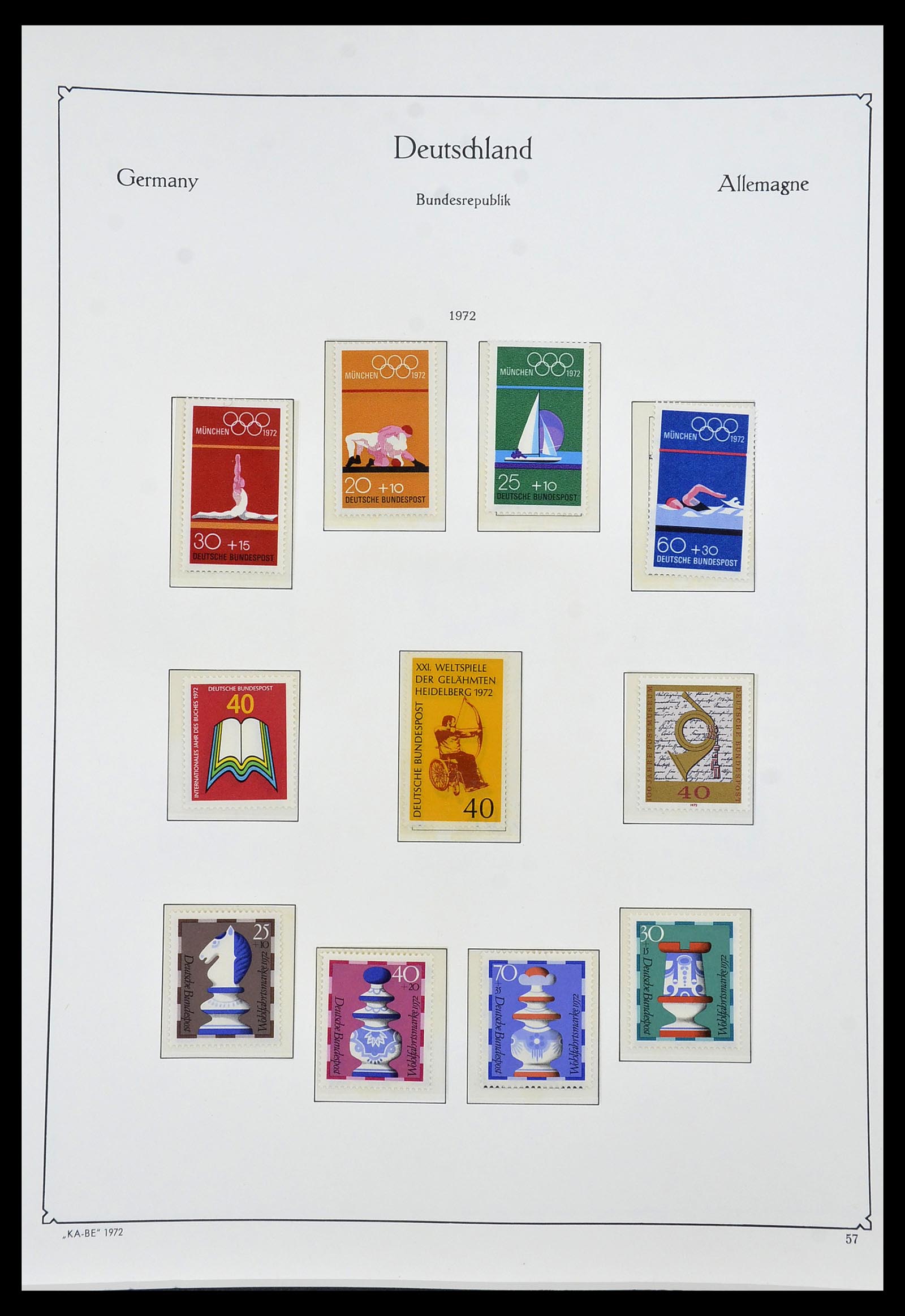 34192 068 - Postzegelverzameling 34192 Bundespost 1949-1975.