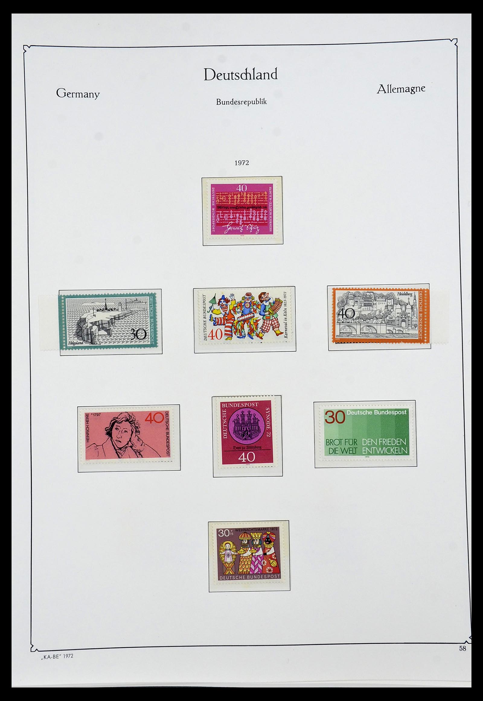 34192 069 - Postzegelverzameling 34192 Bundespost 1949-1975.