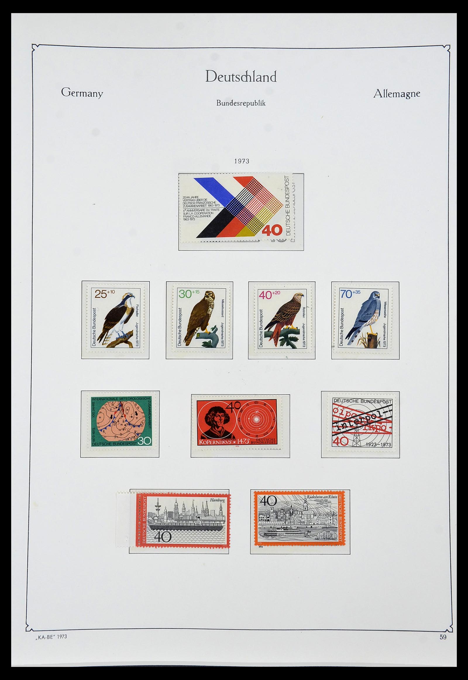34192 070 - Postzegelverzameling 34192 Bundespost 1949-1975.