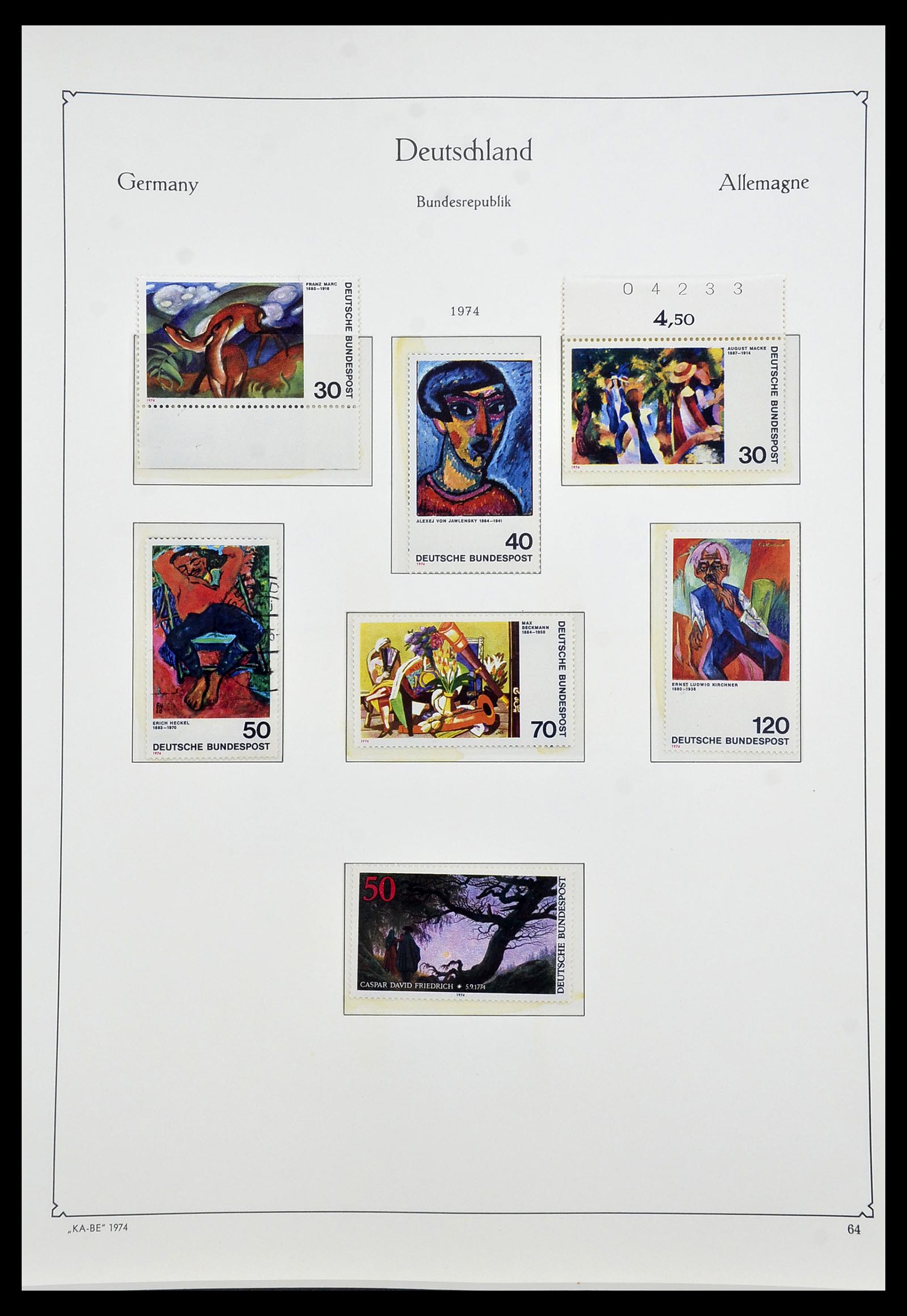 34192 075 - Postzegelverzameling 34192 Bundespost 1949-1975.