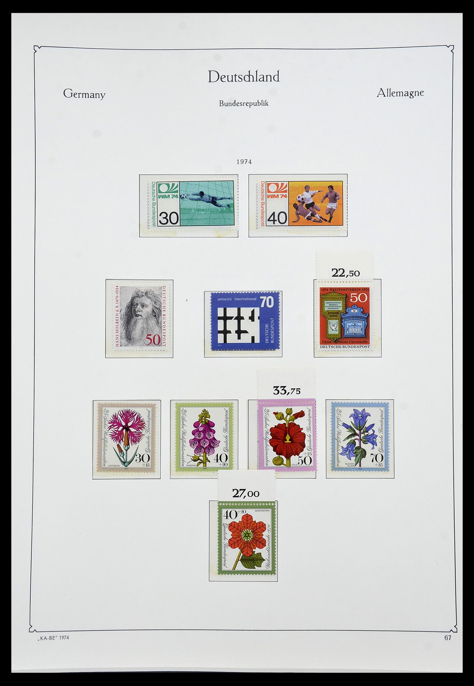 34192 078 - Postzegelverzameling 34192 Bundespost 1949-1975.