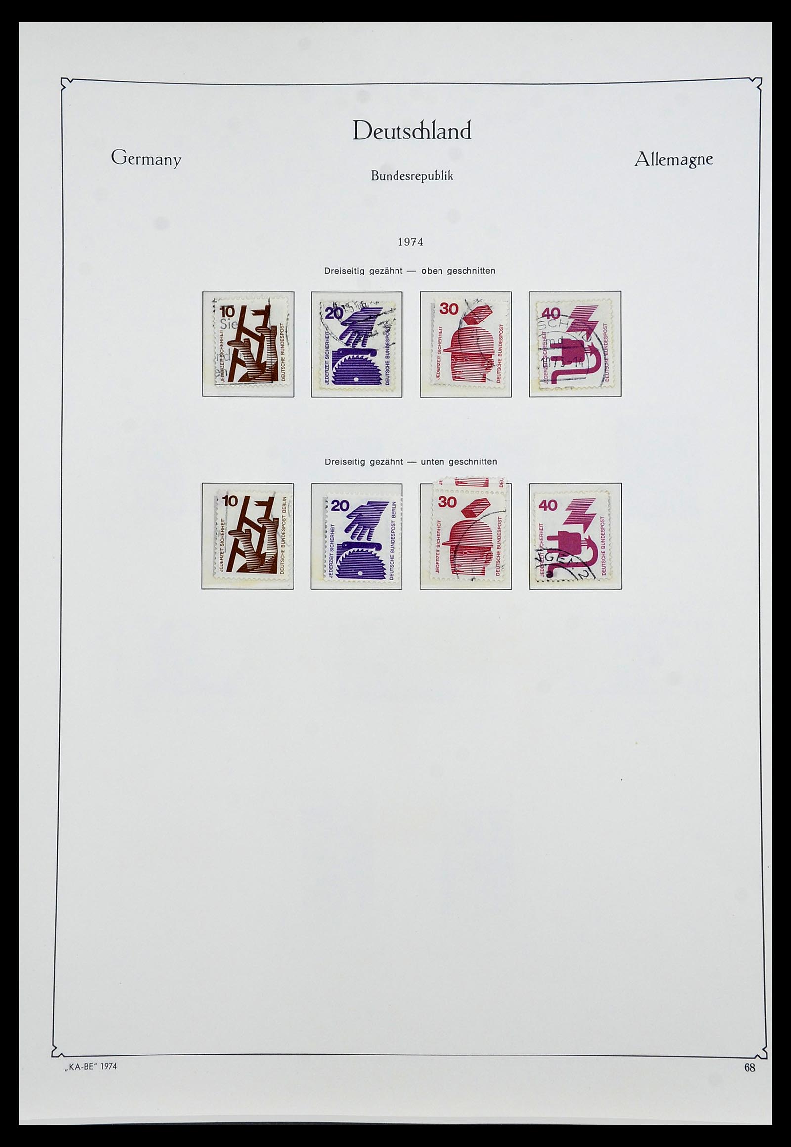 34192 079 - Stamp collection 34192 Bundespost 1949-1975.