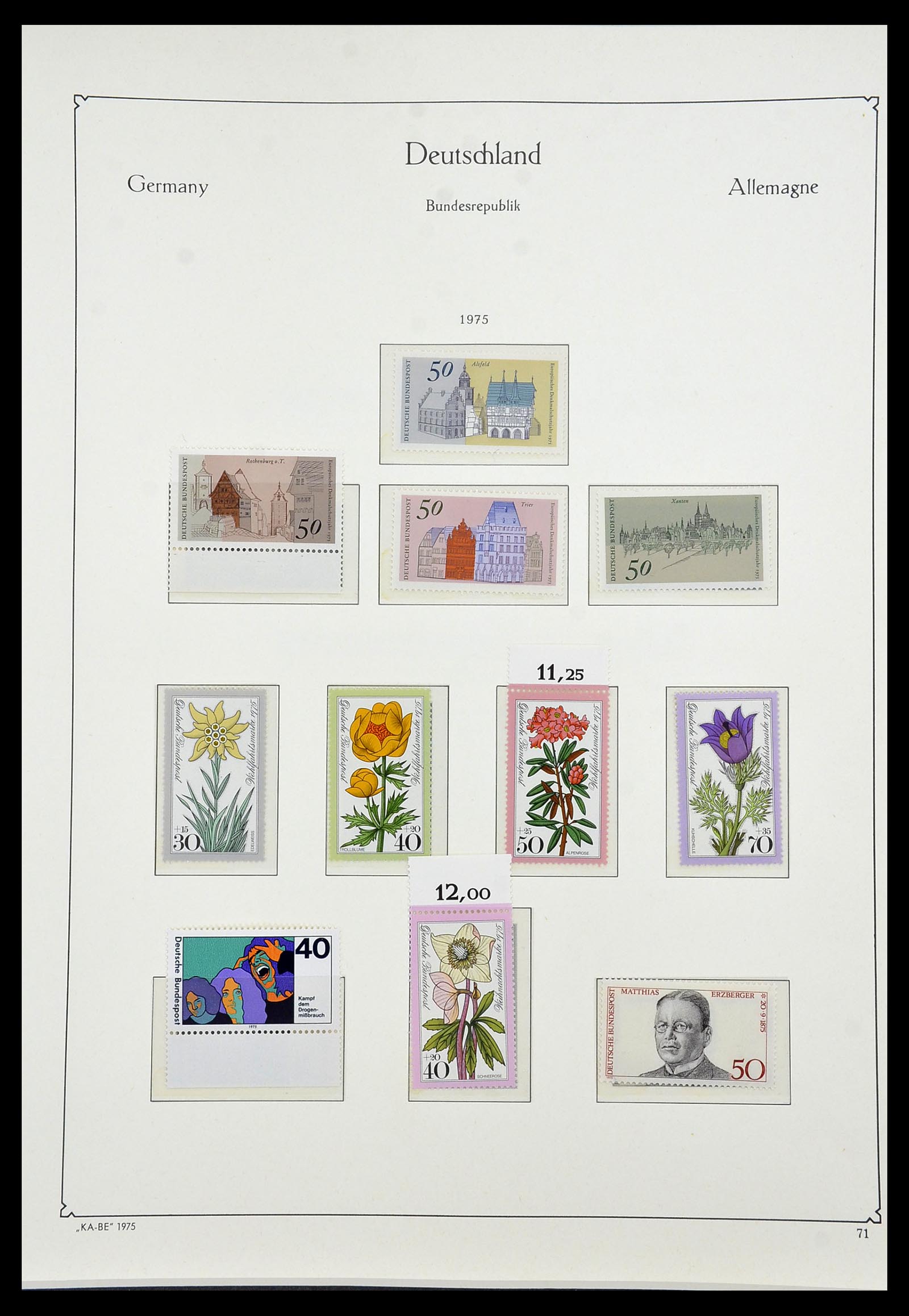 34192 082 - Postzegelverzameling 34192 Bundespost 1949-1975.