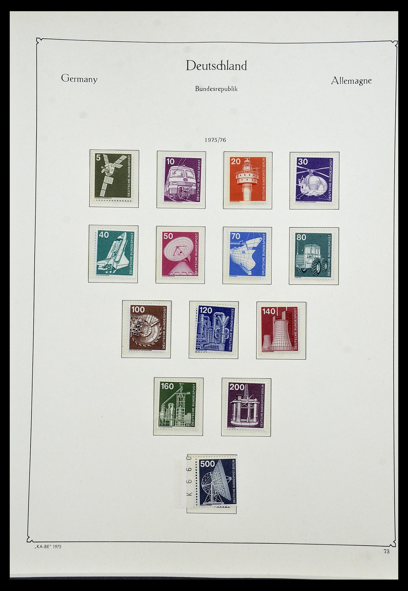 34192 084 - Postzegelverzameling 34192 Bundespost 1949-1975.