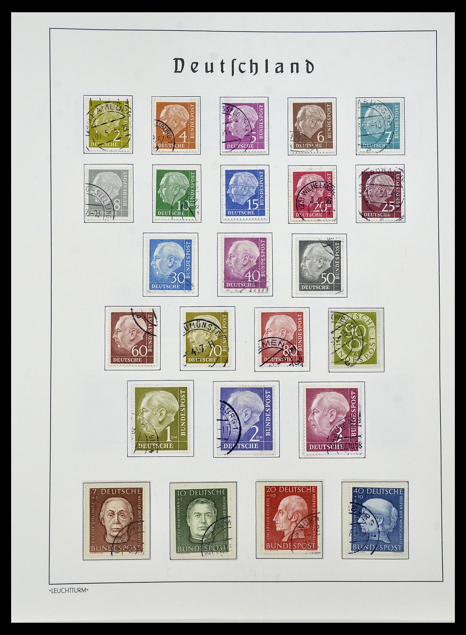 34193 005 - Postzegelverzameling 34193 Bundespost 1949-1977.