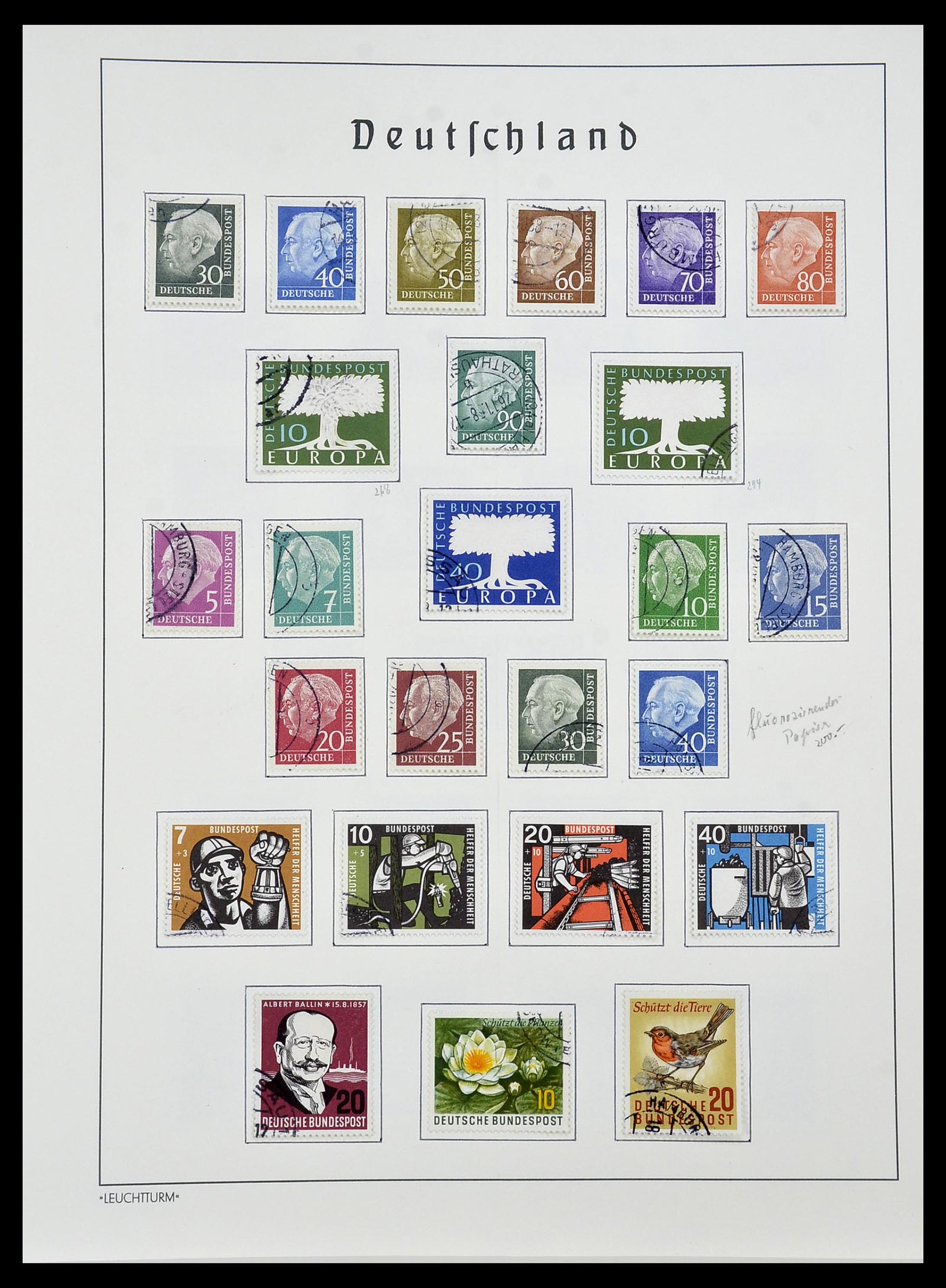 34193 009 - Stamp collection 34193 Bundespost 1949-1977.