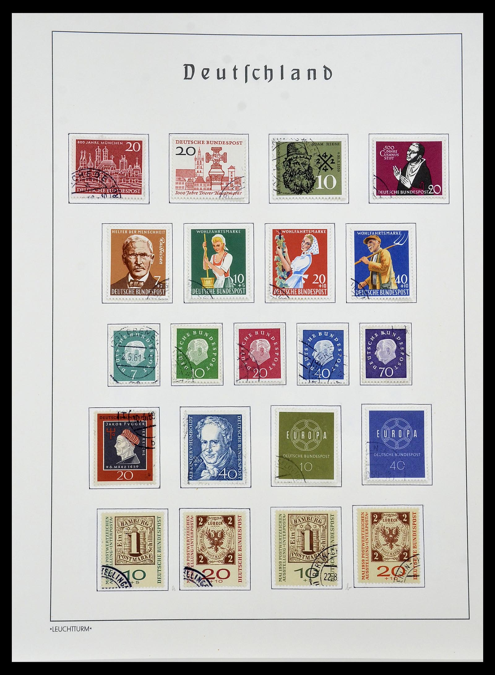 34193 011 - Postzegelverzameling 34193 Bundespost 1949-1977.