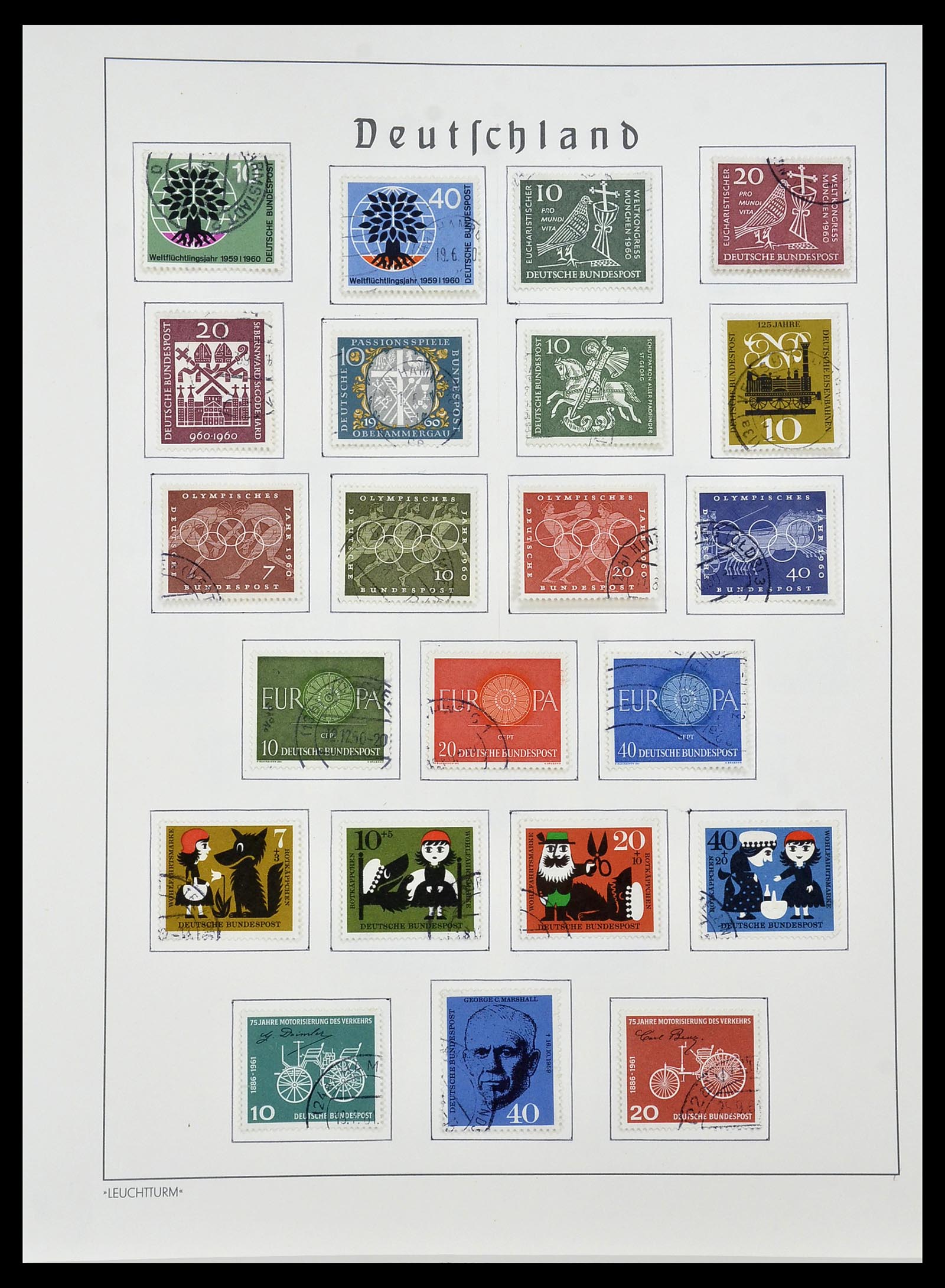 34193 013 - Postzegelverzameling 34193 Bundespost 1949-1977.
