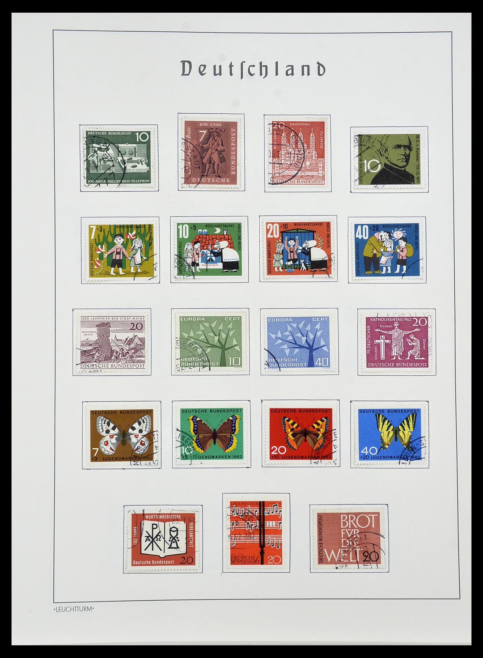 34193 015 - Postzegelverzameling 34193 Bundespost 1949-1977.