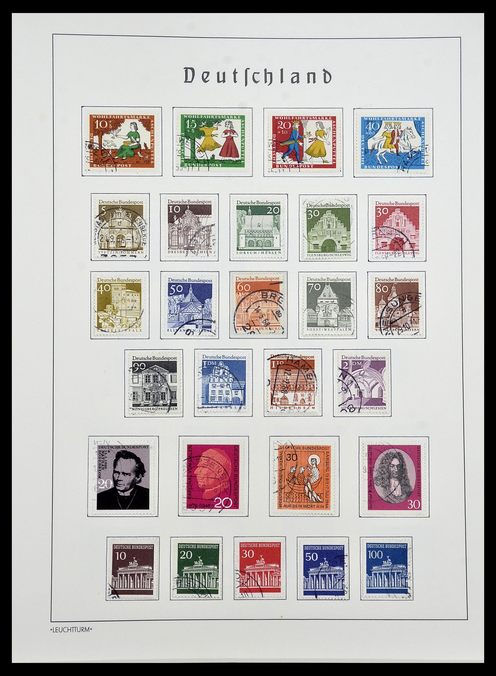 34193 021 - Stamp collection 34193 Bundespost 1949-1977.