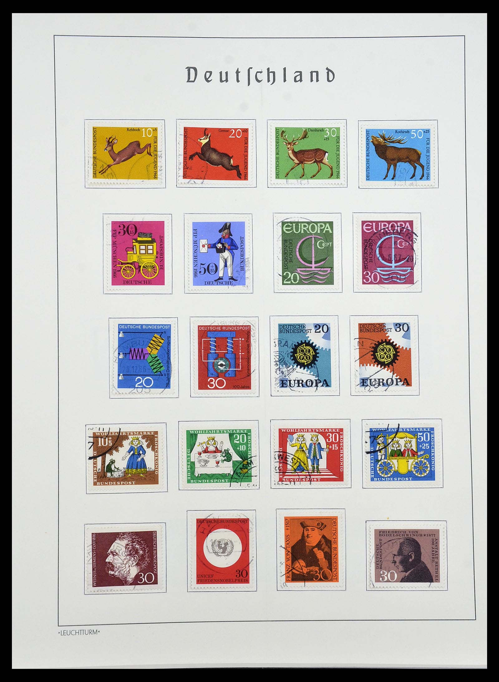 34193 022 - Postzegelverzameling 34193 Bundespost 1949-1977.