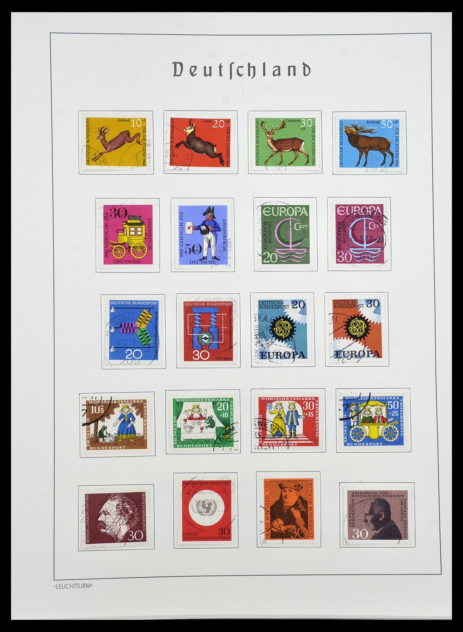 34193 022 - Stamp collection 34193 Bundespost 1949-1977.