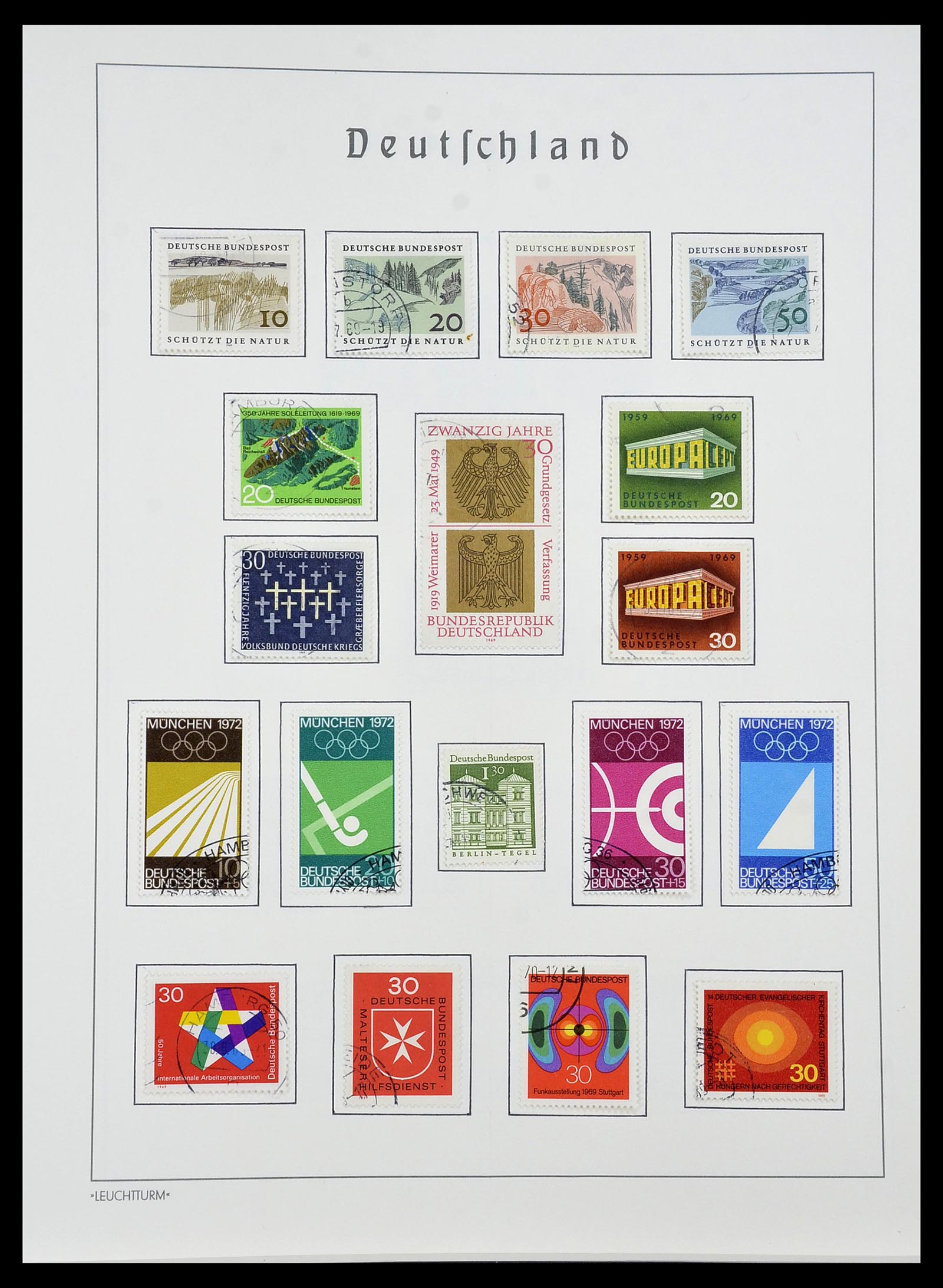 34193 026 - Postzegelverzameling 34193 Bundespost 1949-1977.