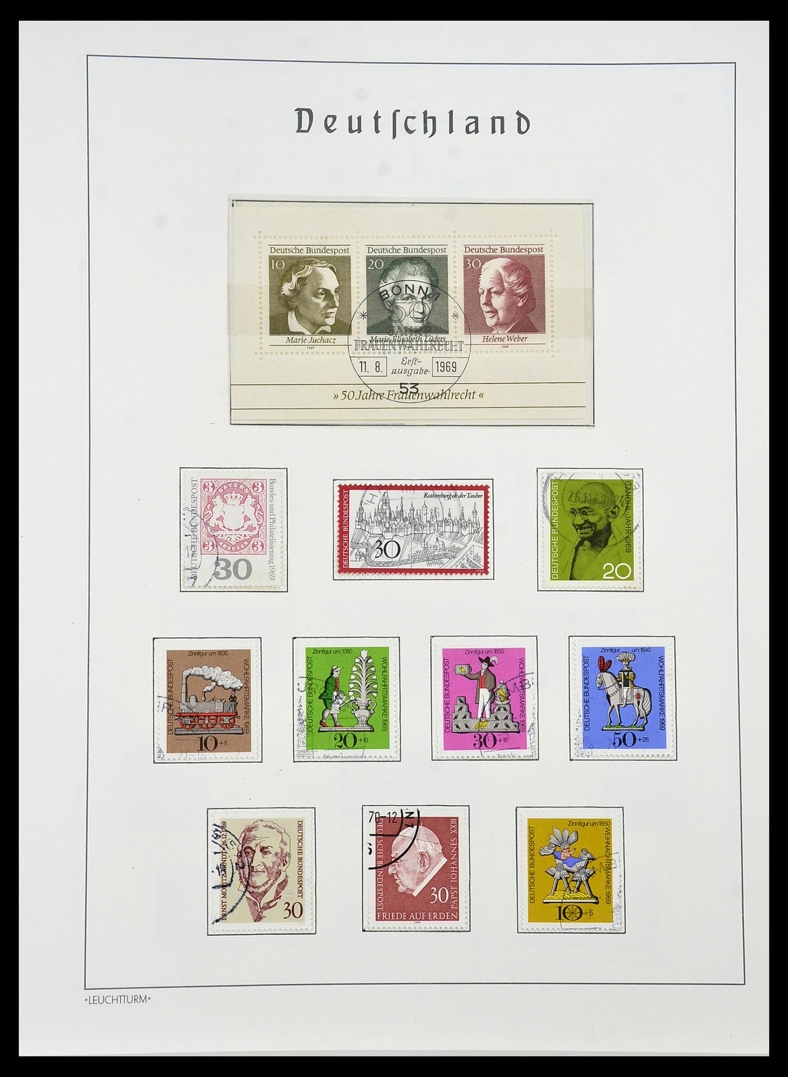 34193 027 - Stamp collection 34193 Bundespost 1949-1977.