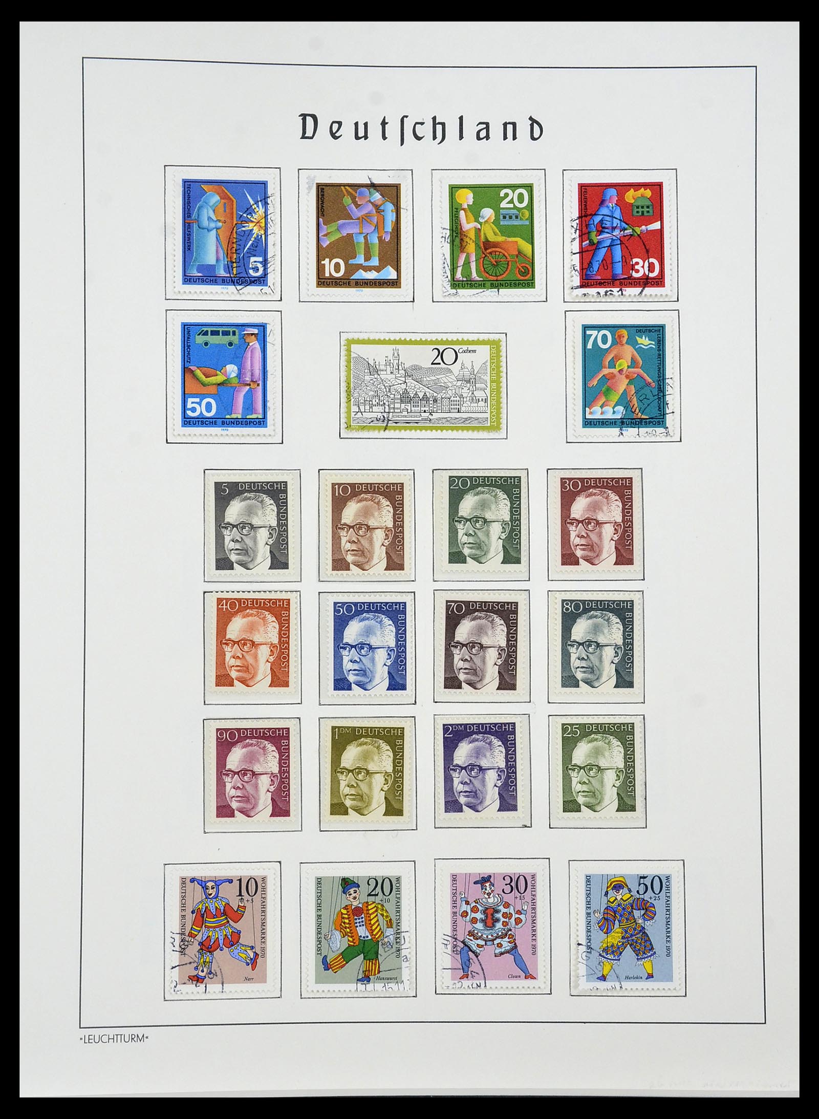34193 029 - Postzegelverzameling 34193 Bundespost 1949-1977.