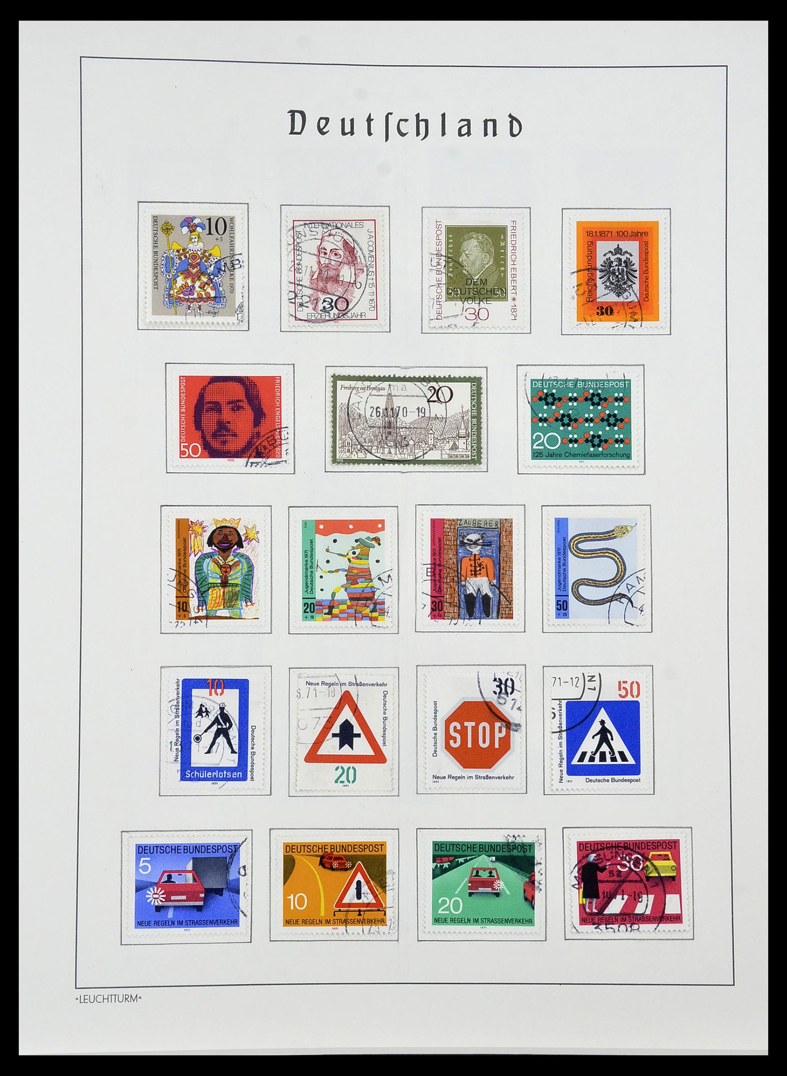 34193 030 - Postzegelverzameling 34193 Bundespost 1949-1977.