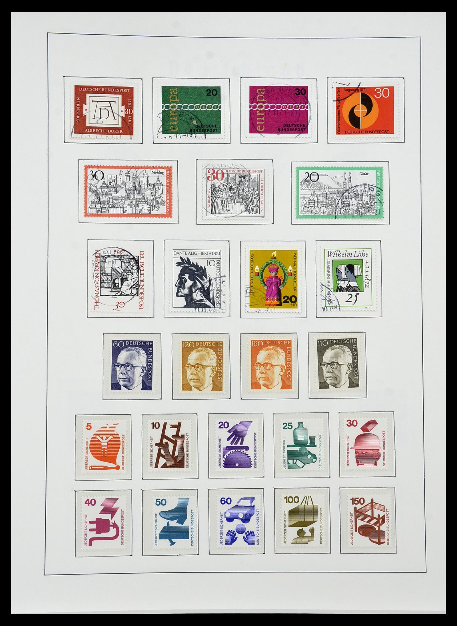 34193 031 - Postzegelverzameling 34193 Bundespost 1949-1977.