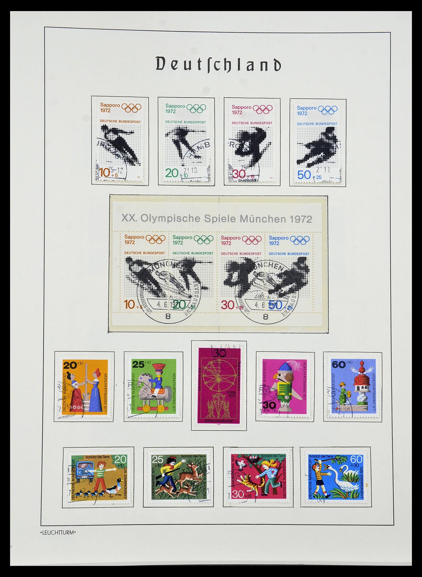 34193 032 - Postzegelverzameling 34193 Bundespost 1949-1977.