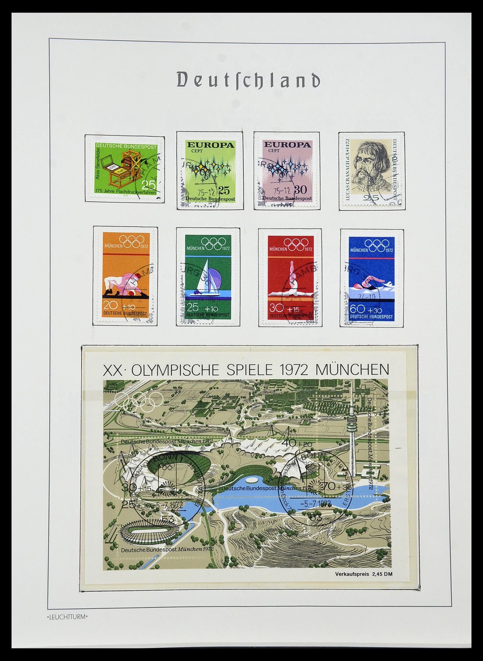 34193 033 - Postzegelverzameling 34193 Bundespost 1949-1977.